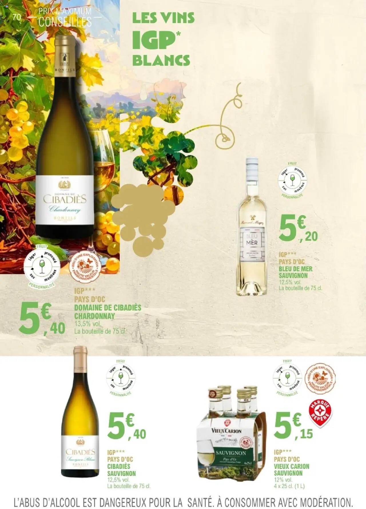 {H1} | Page: 70 | Produits: Bouteille
