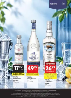 Pogląd oferty "Delikatesy Centrum gazetka - DeliBarek" - ważna od 17.09.2026 | Strona: 8 | Produkty: Żubrówka, Vodka, Wódka, Biały Bocian