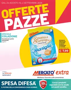 Anteprima del volantino Mercatò volantino Extra valido a partire dal 24/08/2026