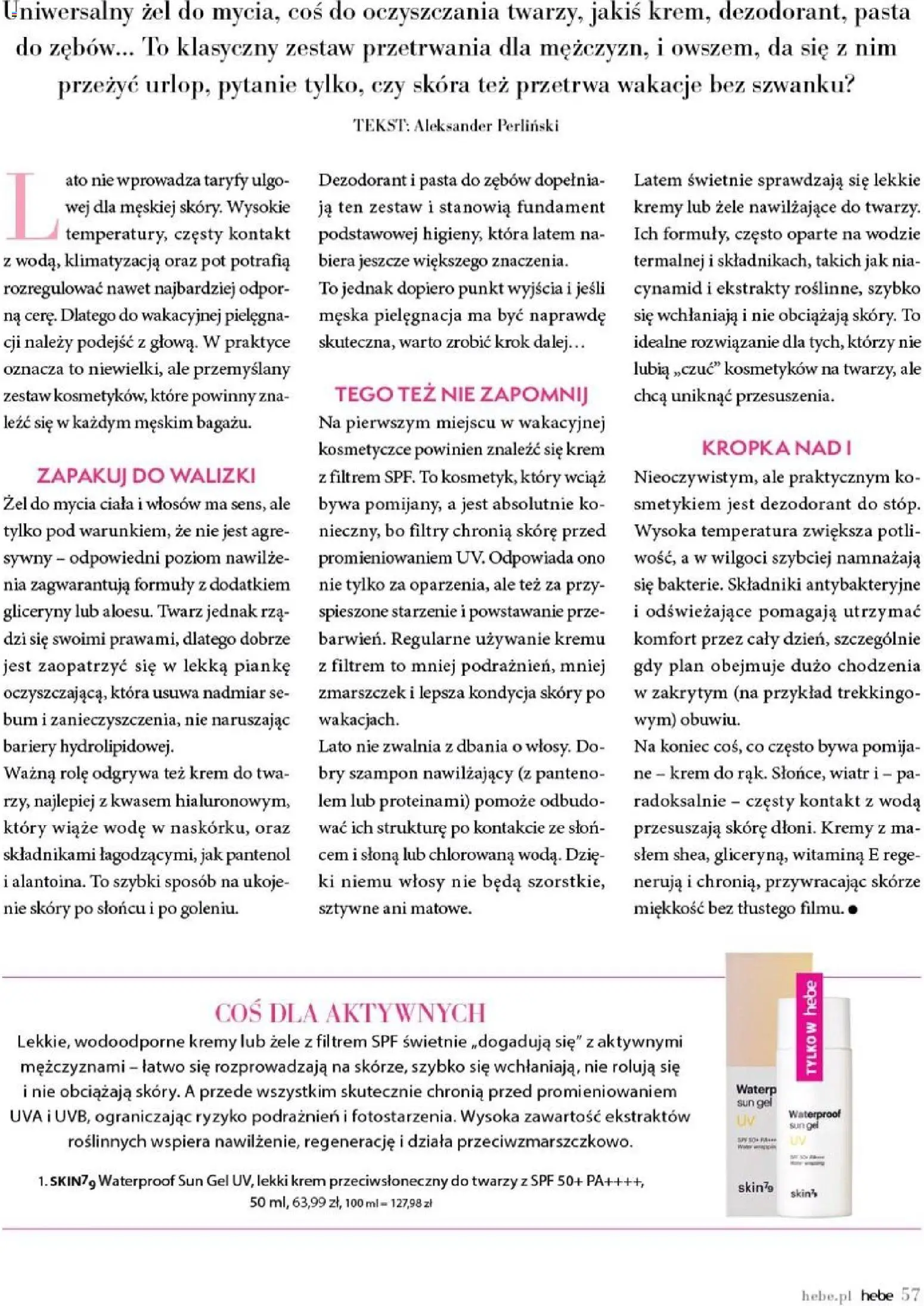 Hebe gazetka - Magazyn od 01.07.2026 | Strona: 57 | Produkty: Klimatyzacja, Walizki, Dezodorant, Pasta do zębów