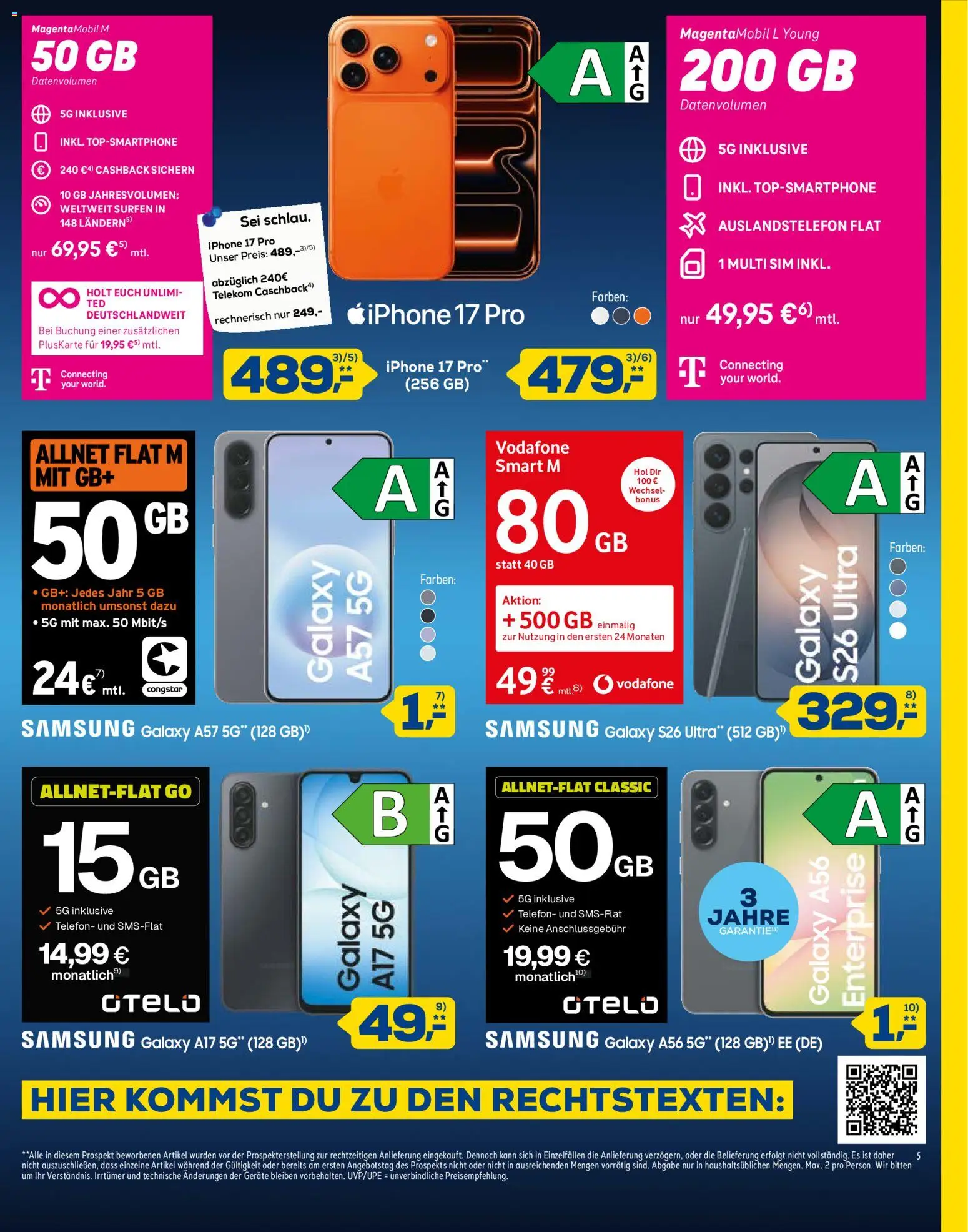 Euronics  Aktueller Prospekt – gültig ab 13.06.2026 | Seite: 5 | Produkte: Samsung, Iphone, Telefon