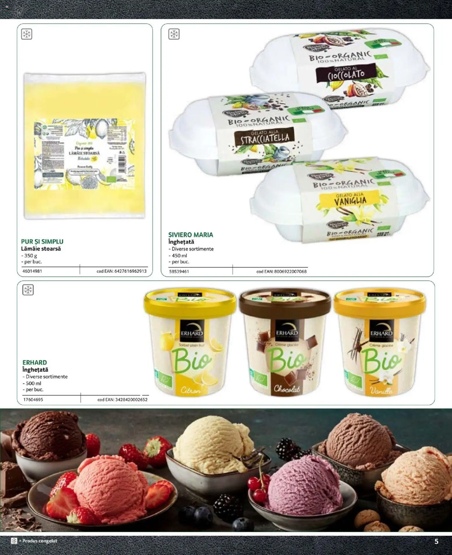 Noul catalog Selgros – valabil de la 09.02.2024 | Pagină: 5 | Produse: Înghețată, Lămâie