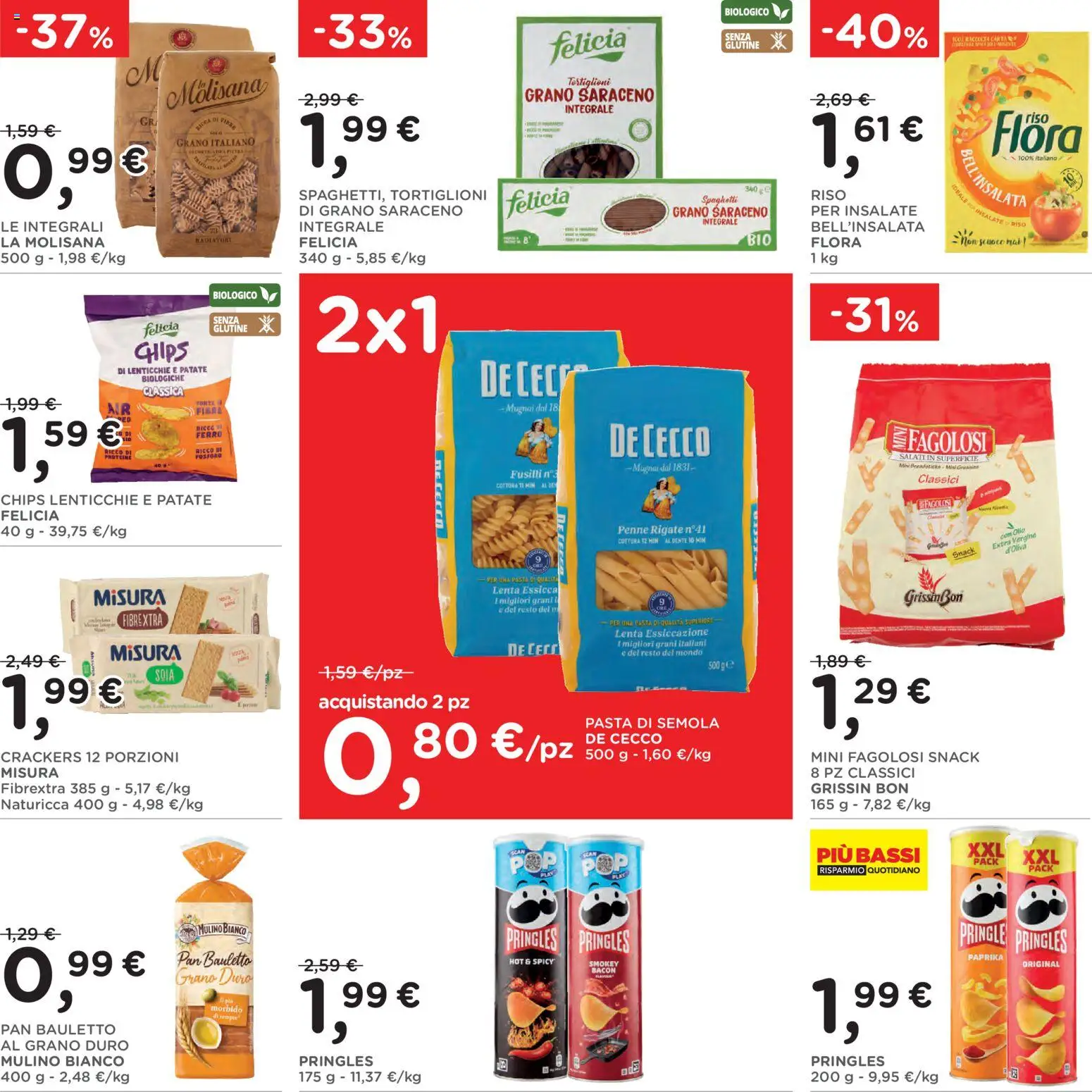 Volantino Poli del 06.05.2026 | Pagina: 16 | Prodotti: Riso, Lenticchie, Olio, Penne