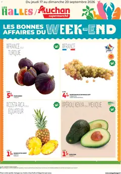 Auchan Les bons plan du week end dans votre super - Voorbeeld van een folder van Auchan, geldig van 17/09/2026