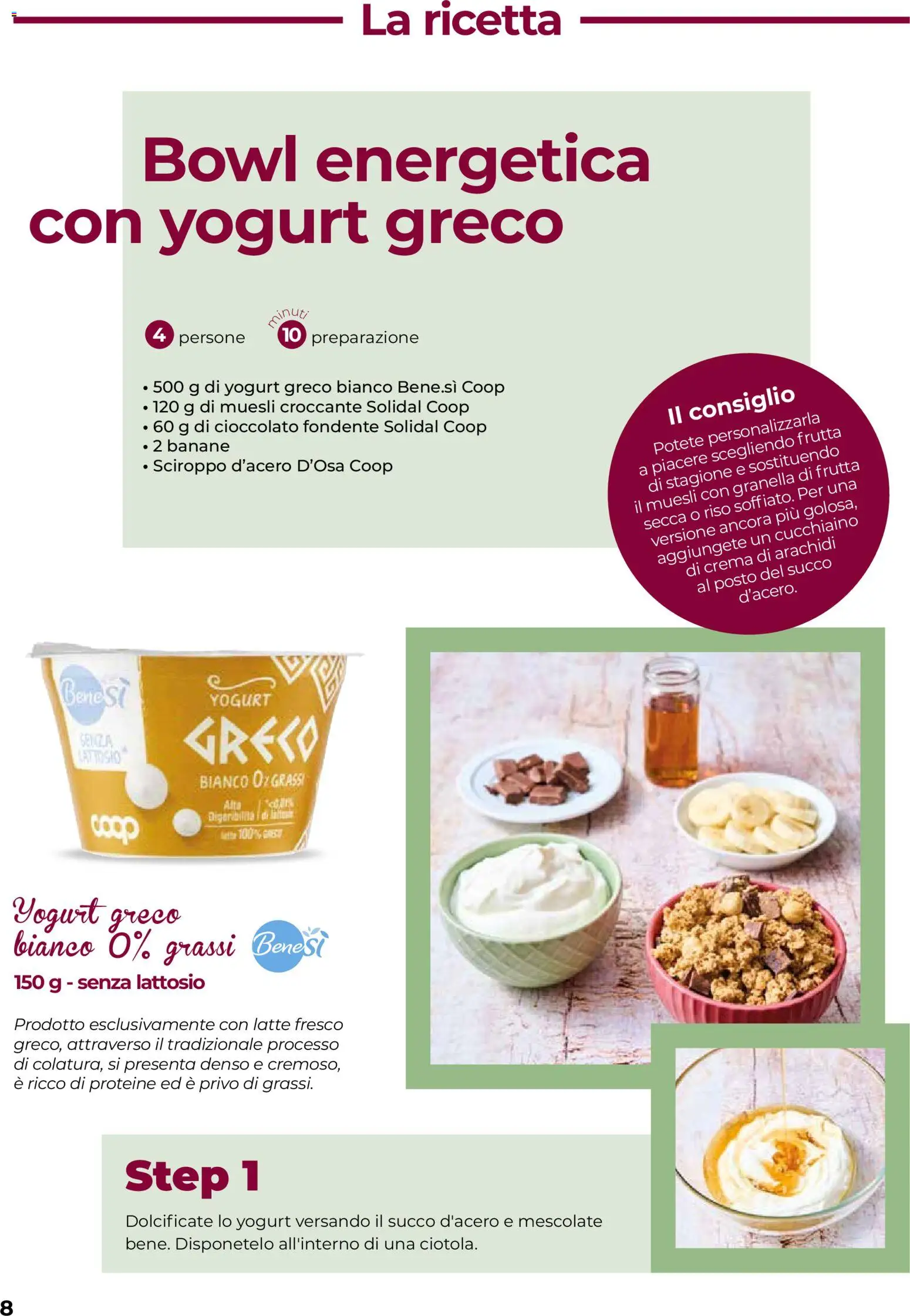 Volantino COOP del 15/10/2026 | Pagina: 8 | Prodotti: Succo, Riso, Arachidi, Senza lattosio