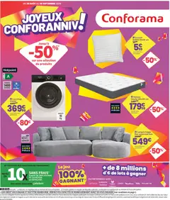 Conforama - Prévisualisation de Conforama catalogue valide à partir de 25/08/2026