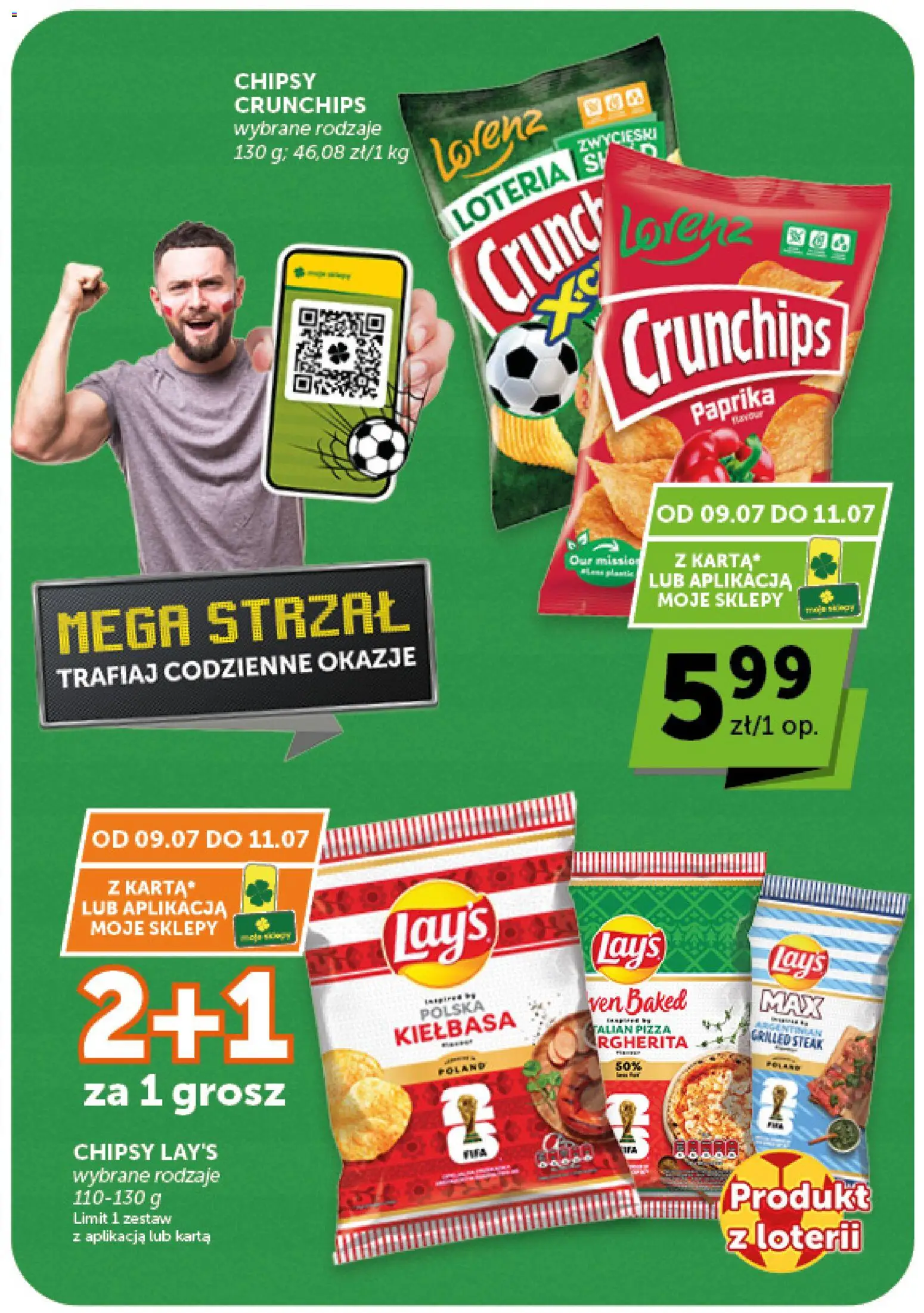 ABC gazetka - Market od 09.07.2026 | Strona: 10 | Produkty: Kiełbasa, Karta, Chipsy, Pizza
