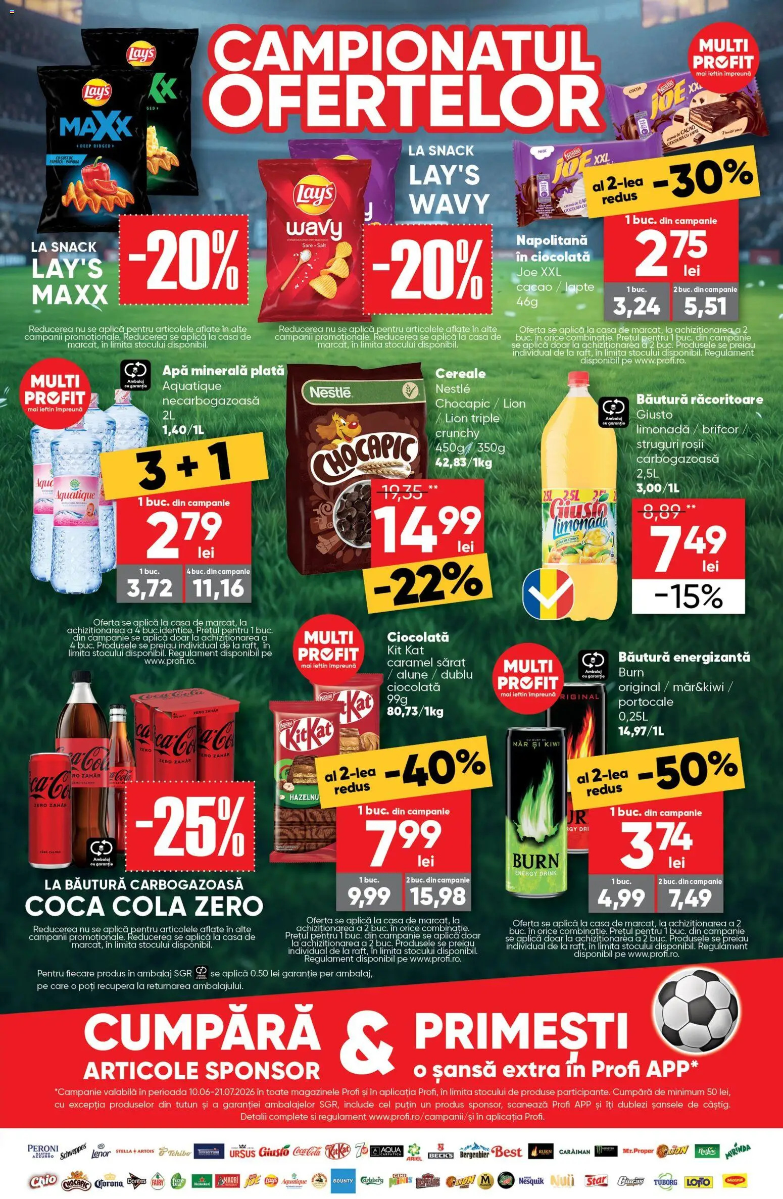 Noul catalog Profi – valabil de la 24.06.2026 | Pagină: 3 | Produse: Sıcak su torbası, Alune, Cremă, Băutură energizantă