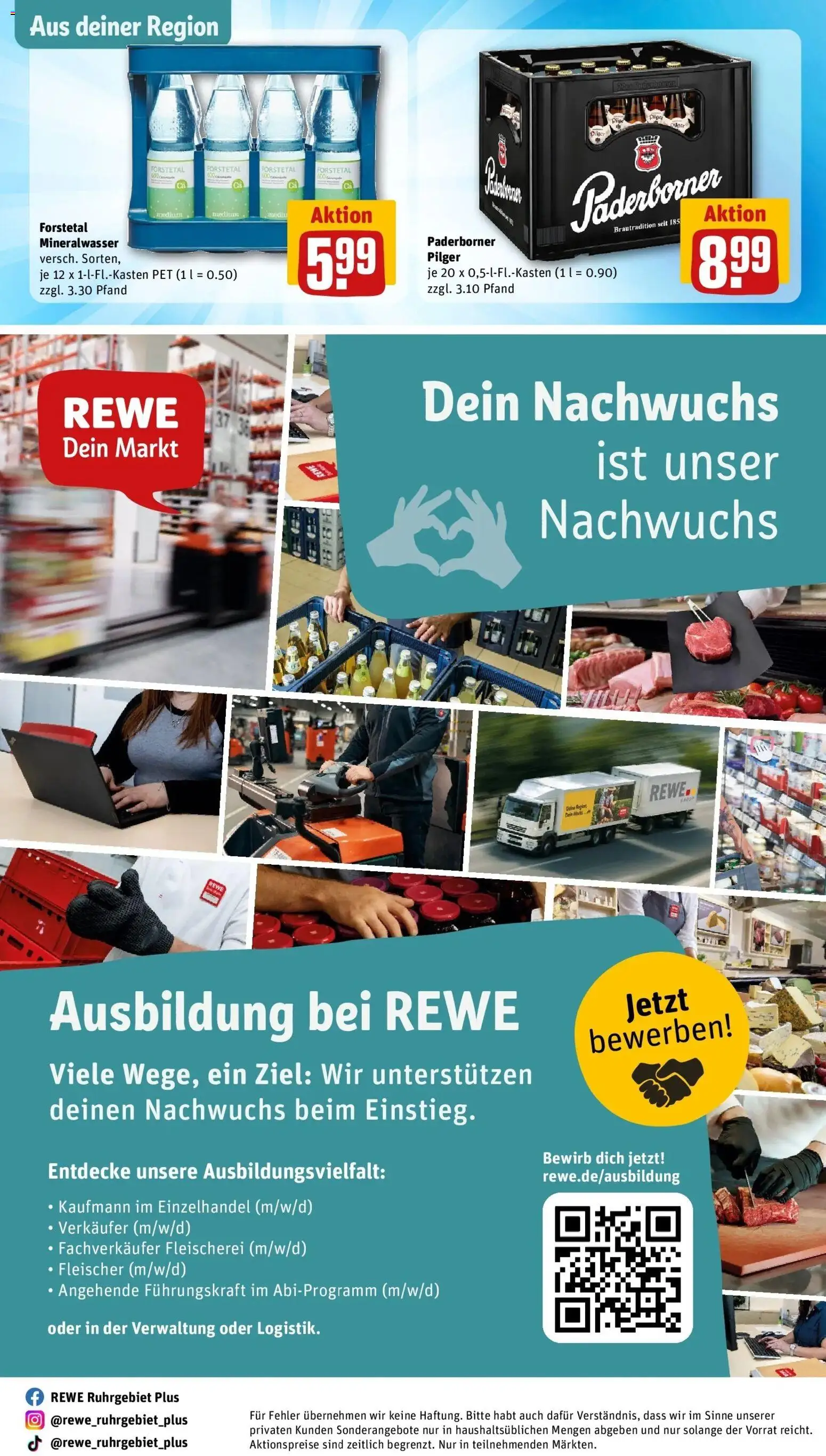 REWE Prospekt ab 21.09.2026 zum Blättern » Angebote | Seite: 36 | Produkte: Mineralwasser