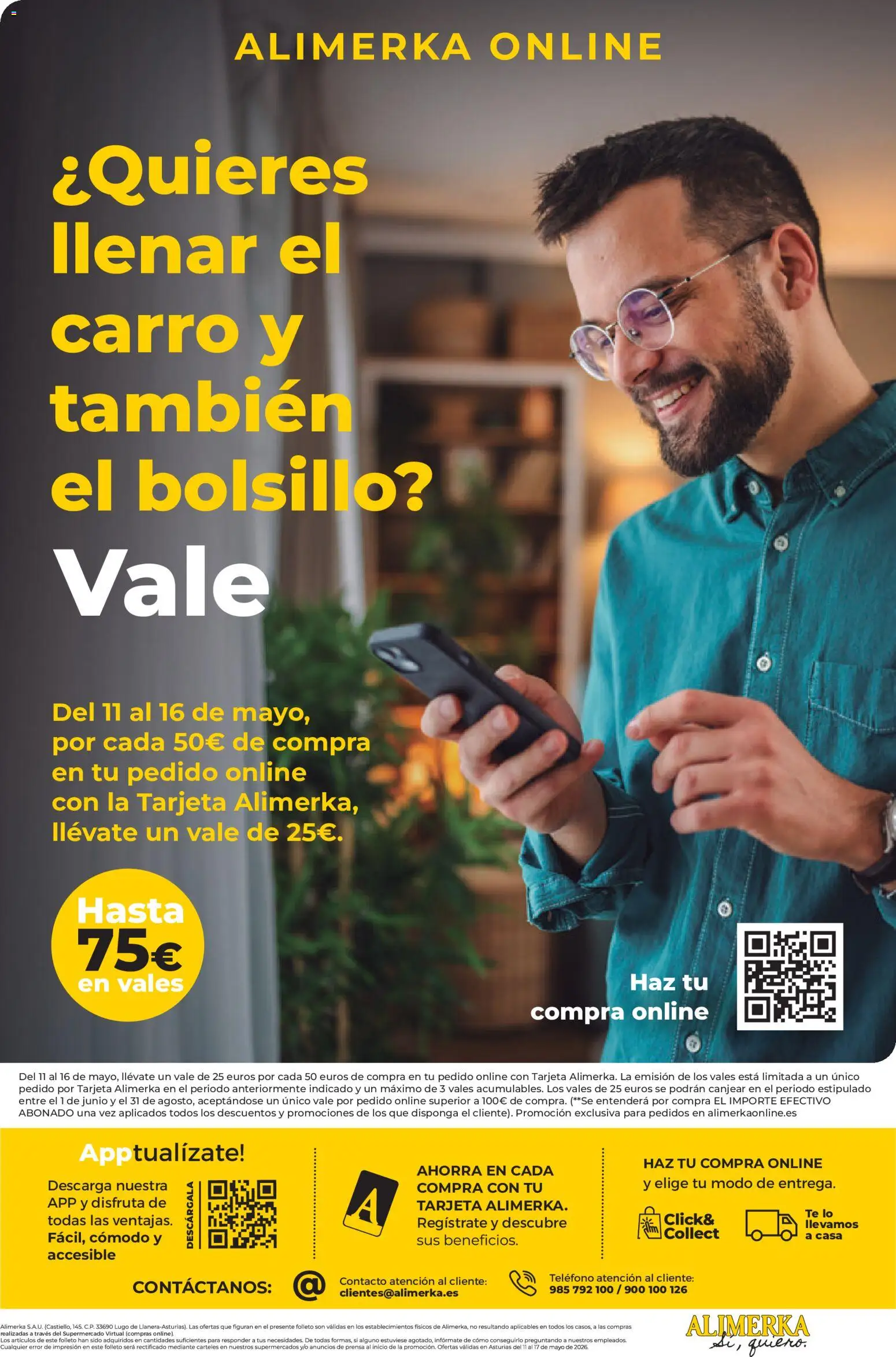 Alimerka folleto Asturias │ válido desde el 11.05.2026 | Página: 17 | Productos: Té, Teléfono, Prensa