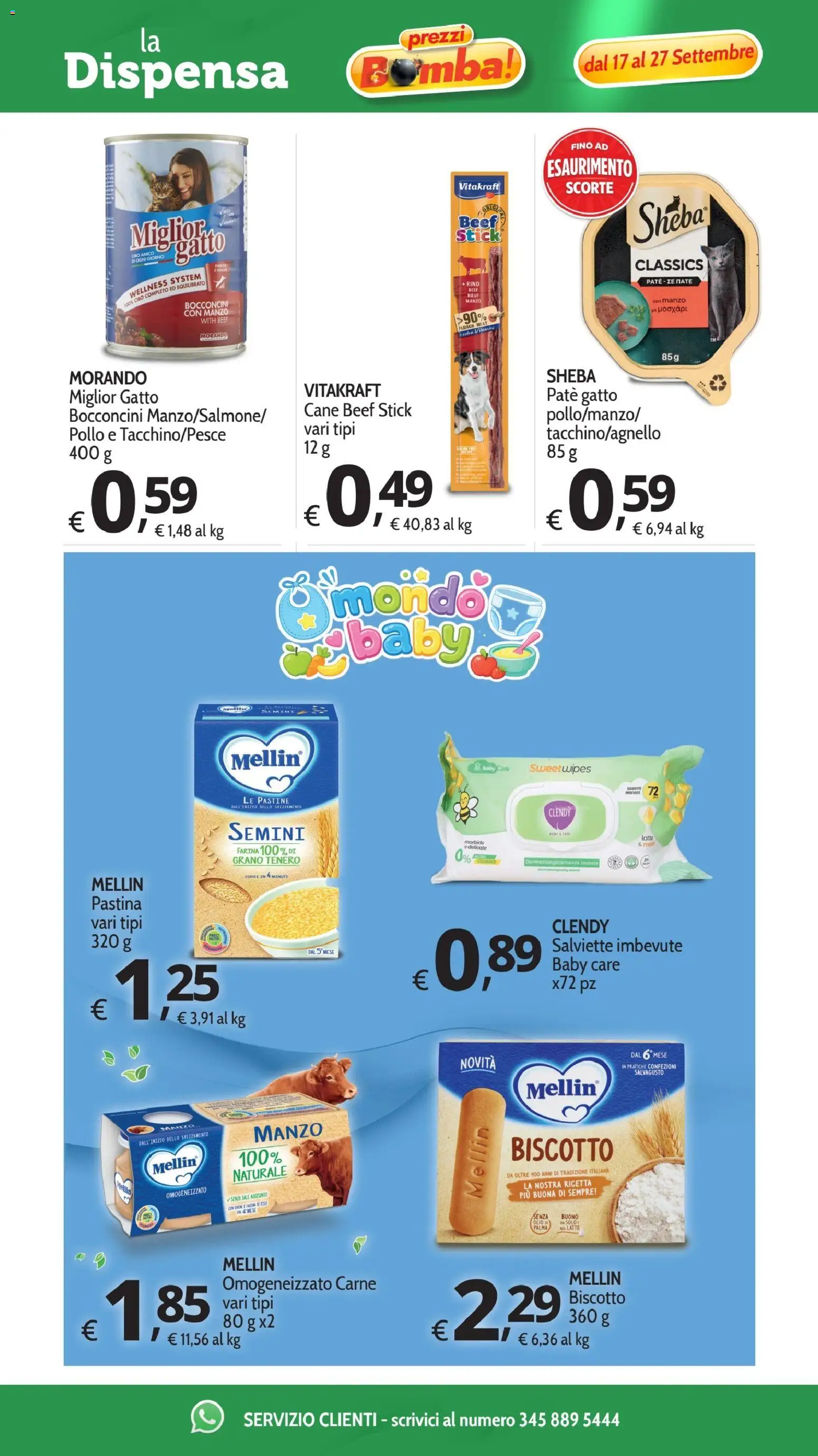 Volantino Primo Prezzo del 17/09/2026 | Pagina: 16 | Prodotti: Paté, Manzo, Latte, Carne