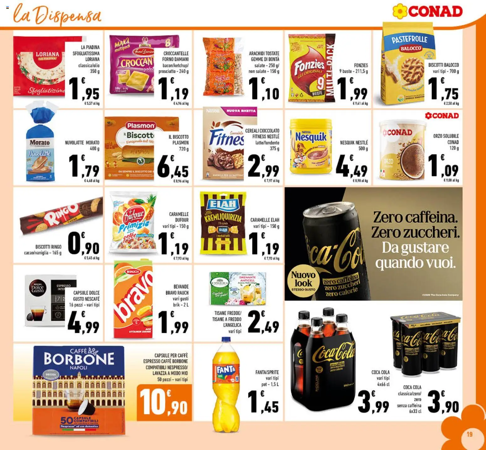 Volantino Conad del 04.06.2026 | Pagina: 19 | Prodotti: Caffè, Crackers, Forno, Lavazza