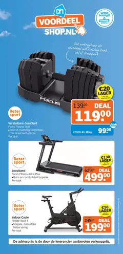 Voordeelshop folder week 37 - Voorbeeld van een folder van Albert Heijn, geldig van 07-09-2026 | Pagina: 5 | Producten: Loopband