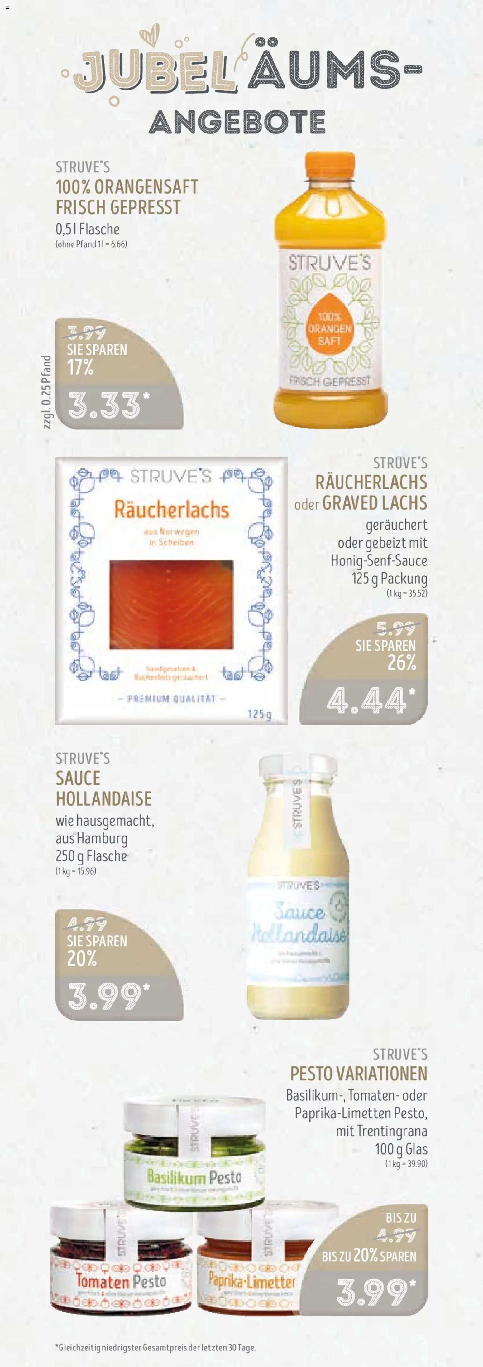 Edeka Struve Prospekt 	 – gültig ab 26.05.2026 | Seite: 2 | Produkte: Orangen, Lachs, Räucherlachs, Saft