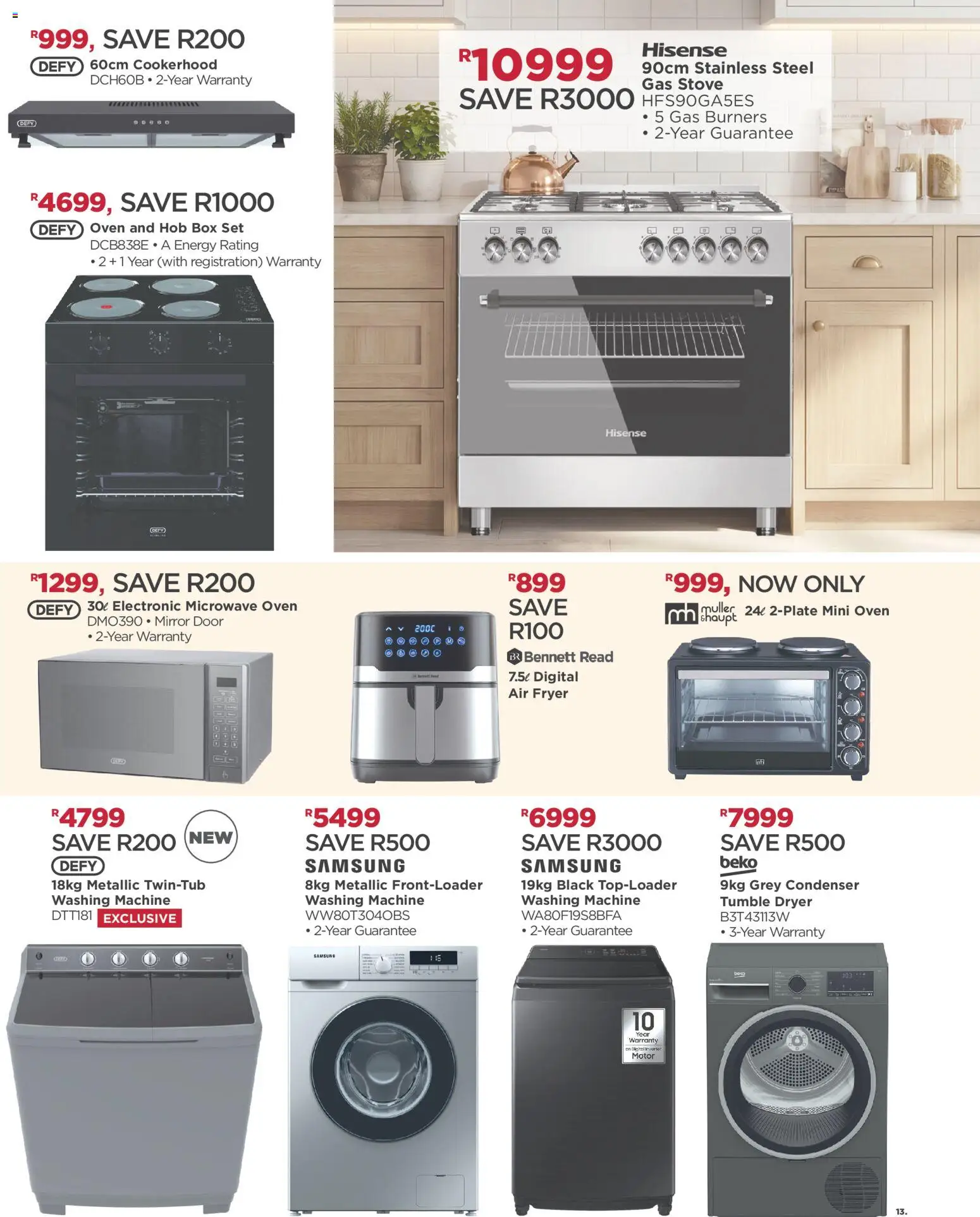 New House and Home catalogue – valid from 07/09/2026 | Page: 13 | Products: Oven, Stove, Box, Air fryer