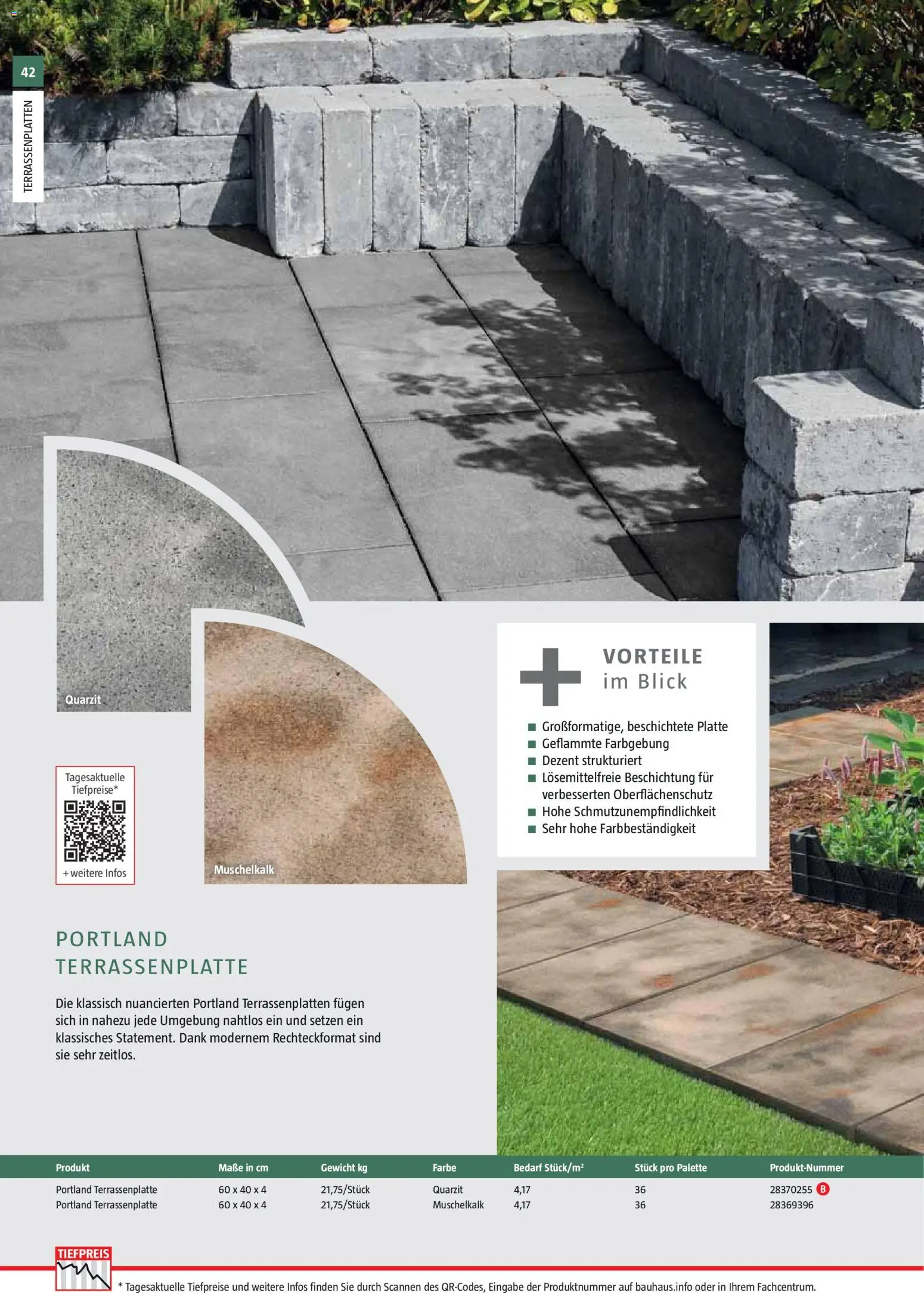Bauhaus Gartenbaumaterialien gültig ab 01.04.2026 | Seite: 42 | Produkte: Gewicht