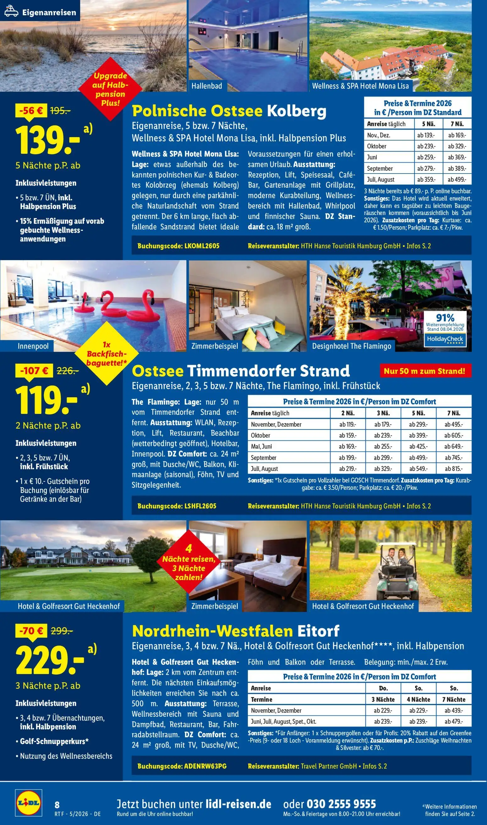Lidl Reisen Reise-Highlights – gültig ab 12.05.2026 | Seite: 8