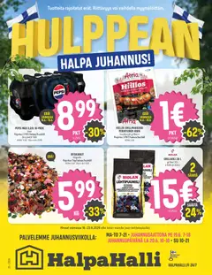 Halpa Halli-mainoslehti voimassa 16.06.2026 alkaen