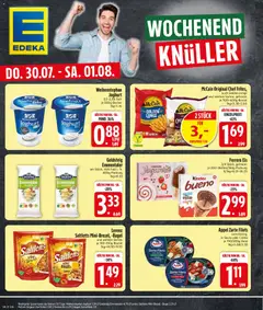 Edeka DE - DE Folder - Voorbeeld van een folder van Edeka DE, geldig van 27-07-2026 | Pagina: 30 | Producten: Kinder, Crème, Appel