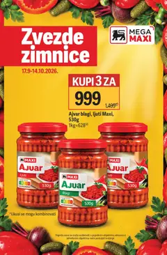 Mega Maxi katalog Zvezde zimnice - pregled Mega Maxi kataloga - važi od 17.09.2026
