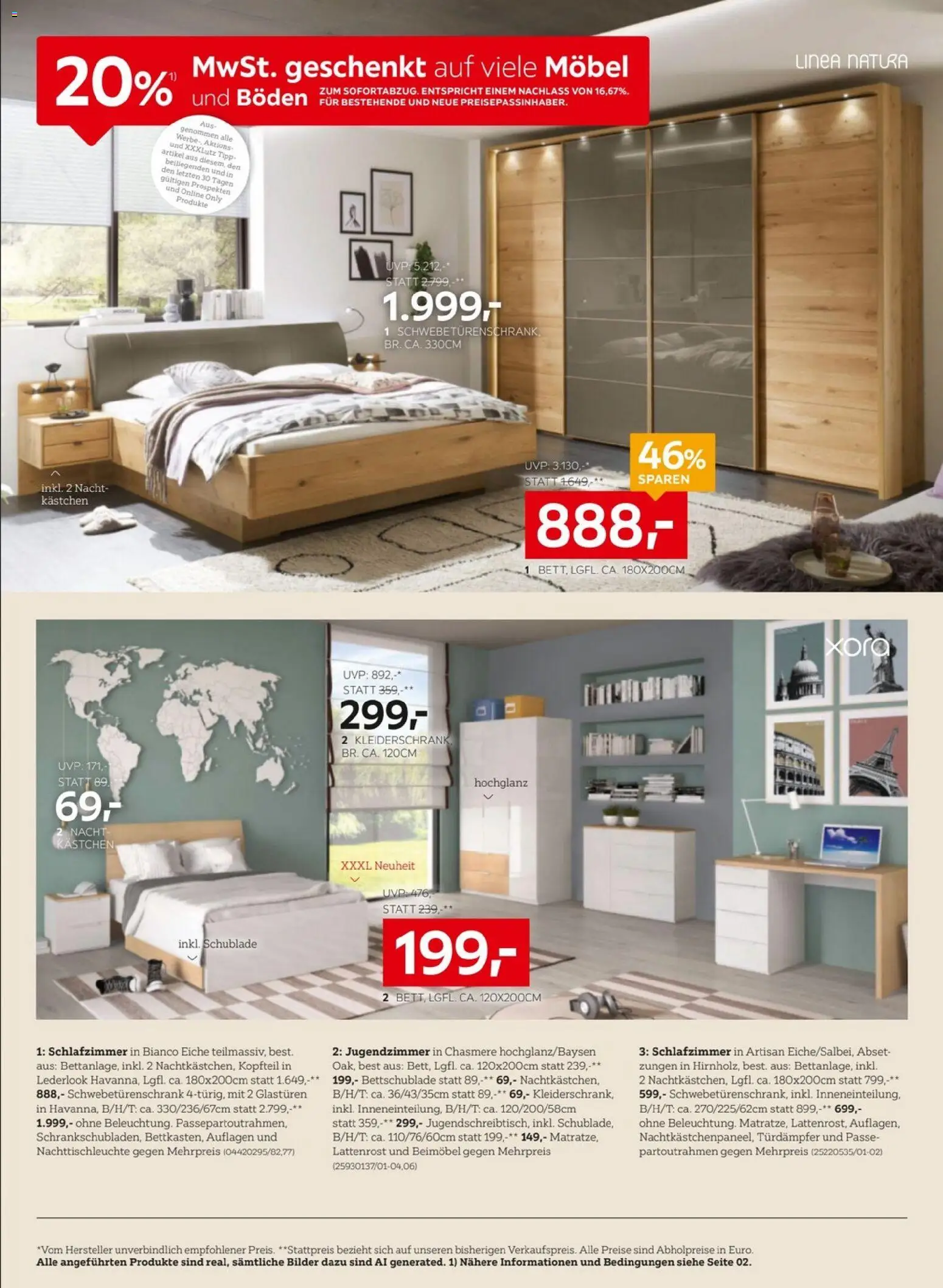 XXXLutz web 3 gültig ab 20.10.2026 | Seite: 3 | Produkte: Kleiderschrank, Lattenrost
