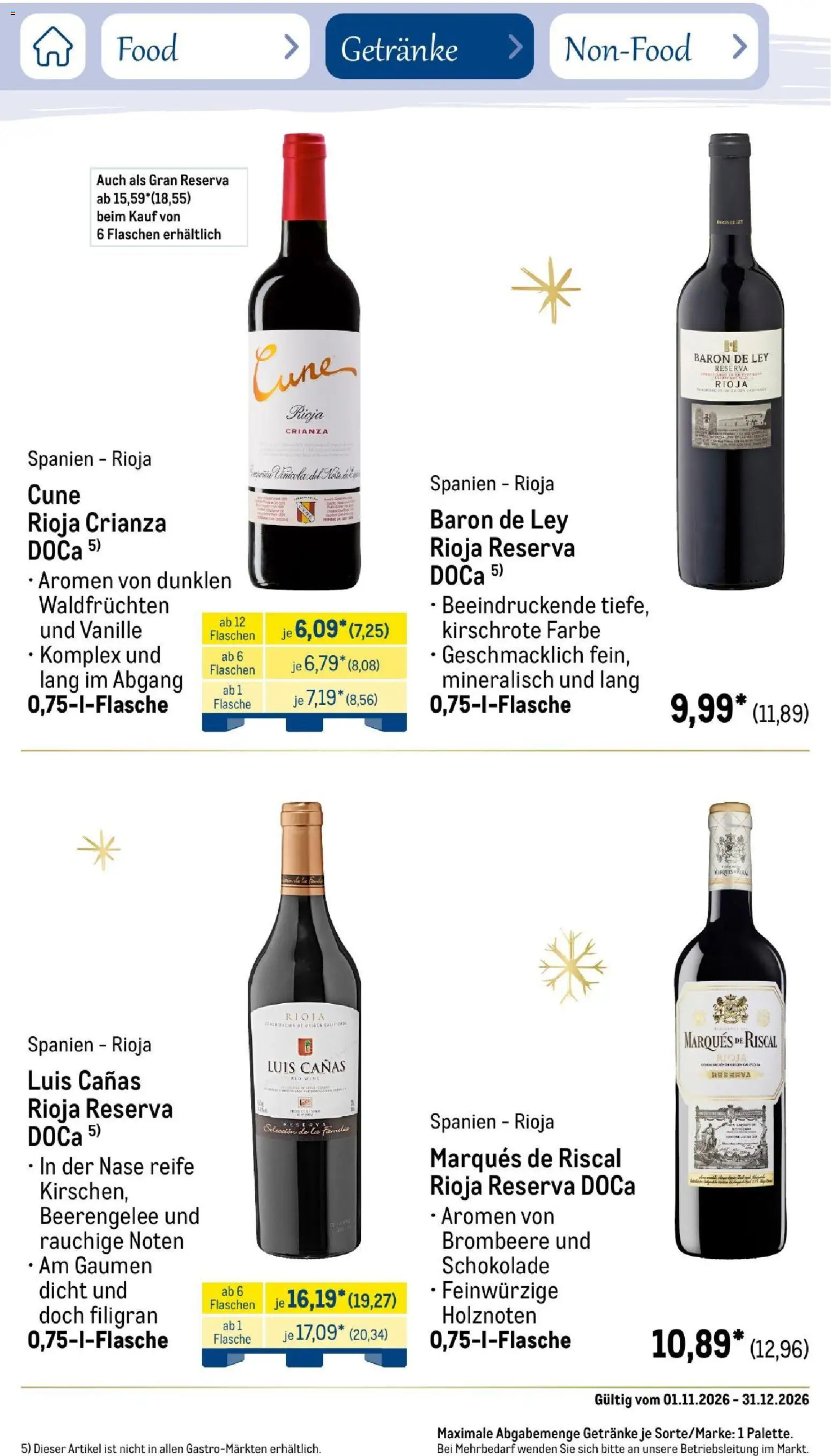 Metro Saisonkatalog Festtage voller Genuss – gültig ab 01.11.2026 | Seite: 71 | Produkte: Schokolade, Vanille