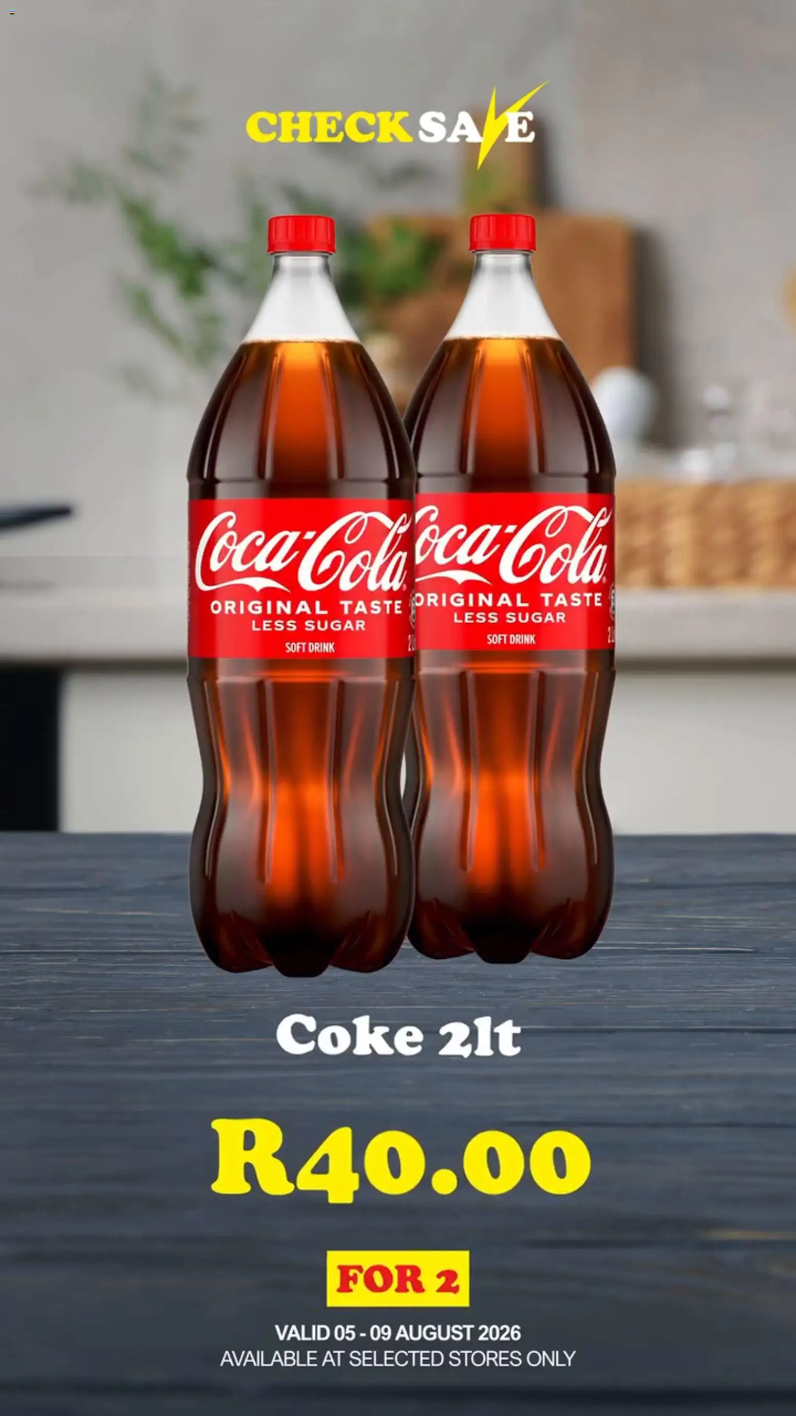 New Check Save catalogue – valid from 05/08/2026 | Page: 4 | Products: Coke, Sugar