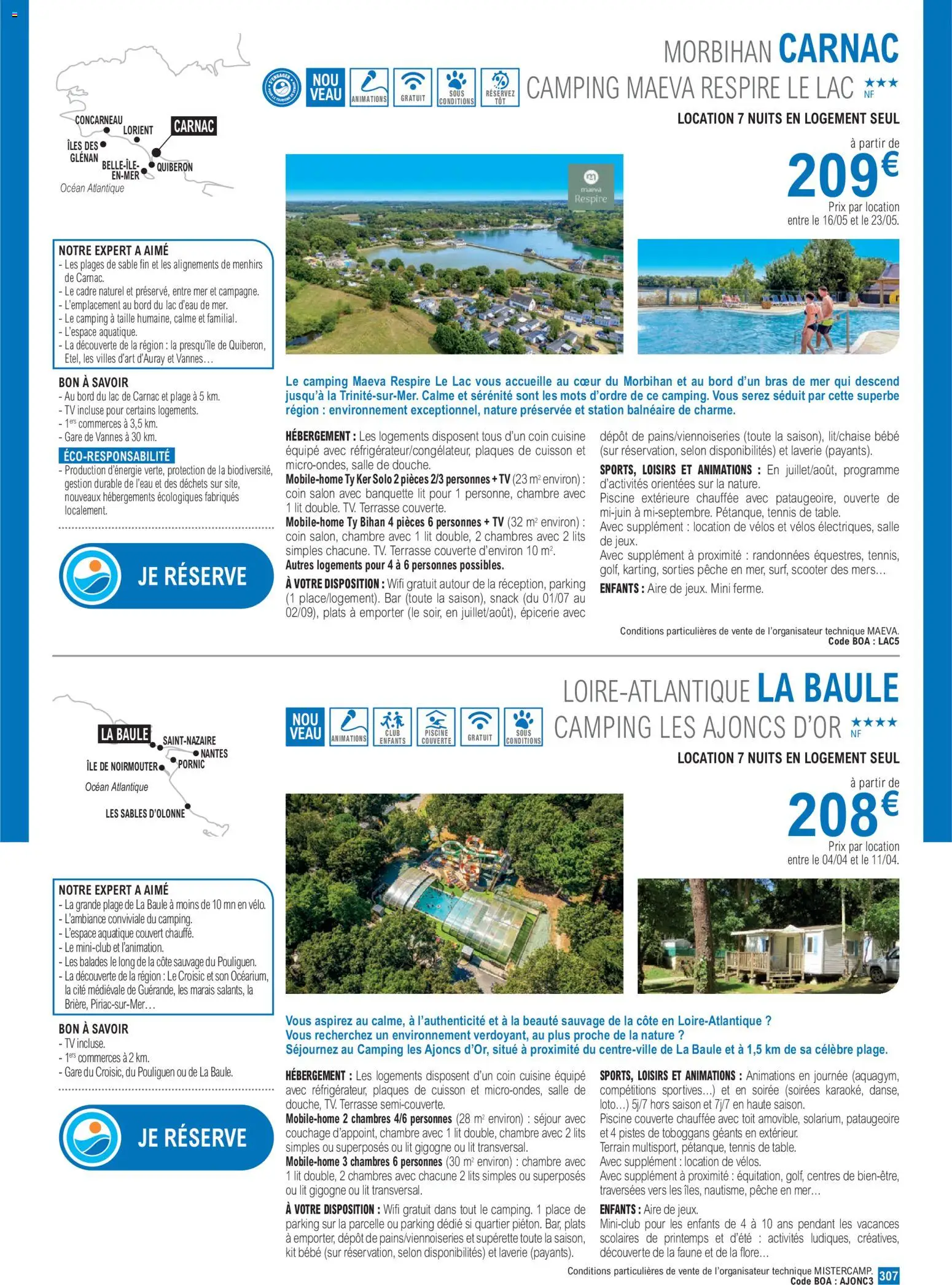 {H1} | Page: 307 | Produits: Pêche, Lit, Camping, Cadre