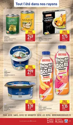 Aldi - Prévisualisation de CUCINA, BILLES DE MOZZARELLA, 19 % de MG sur produit fini. valide à partir de 04/08/2026 | Page: 33