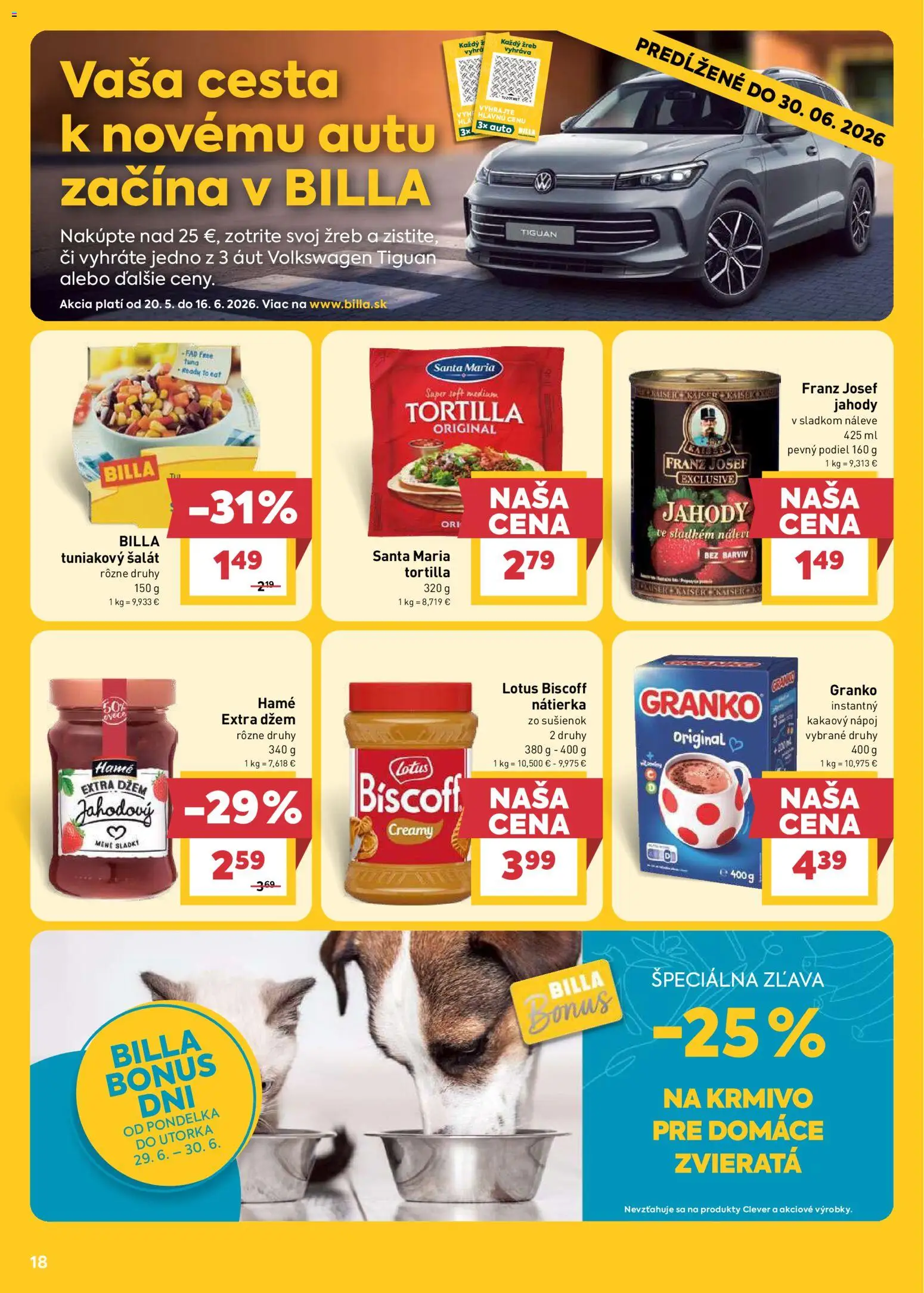 Nové Billa akcie – leták je platný od 24.06.2026 | Strana: 18