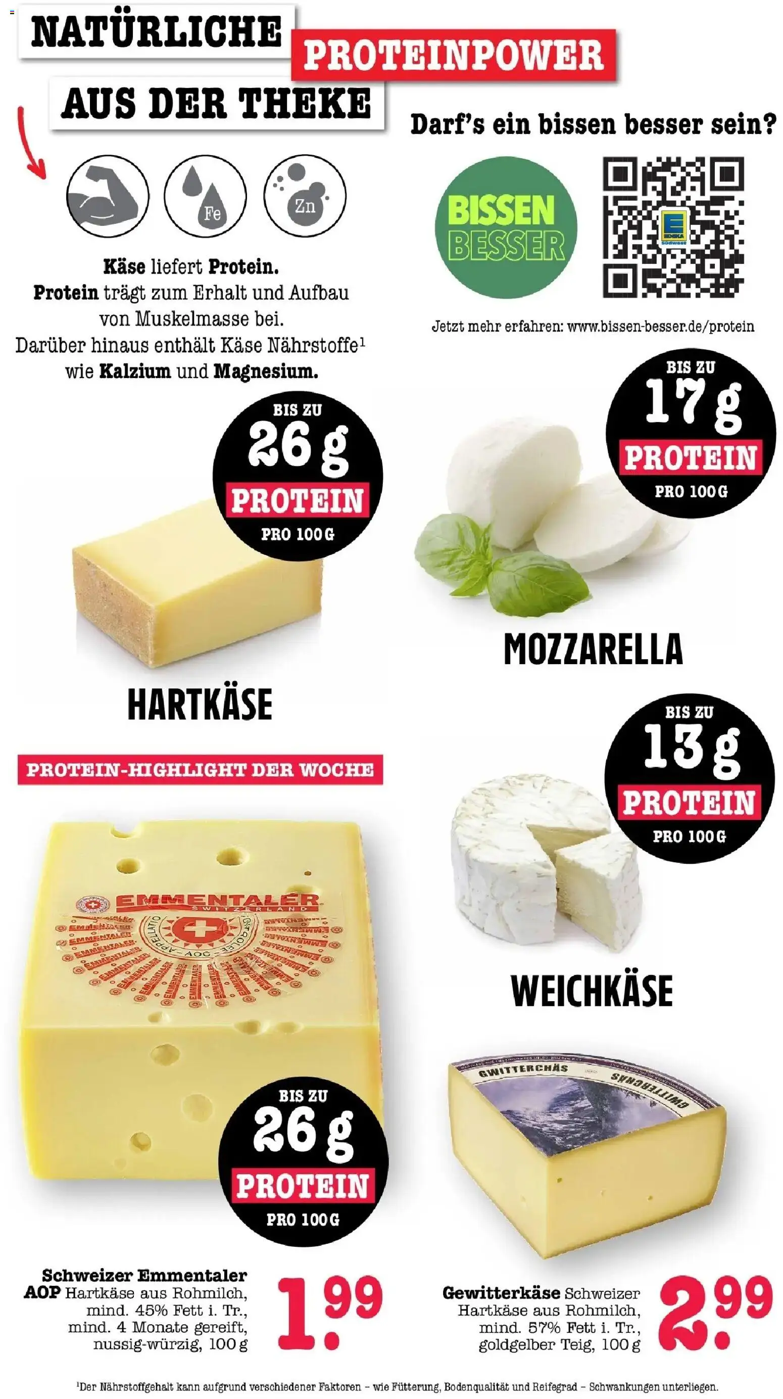 Edeka Prospekt Offenbach (ab 10.08.2026) » Angebote Online | Seite: 8 | Produkte: Käse, Theke, Mozzarella