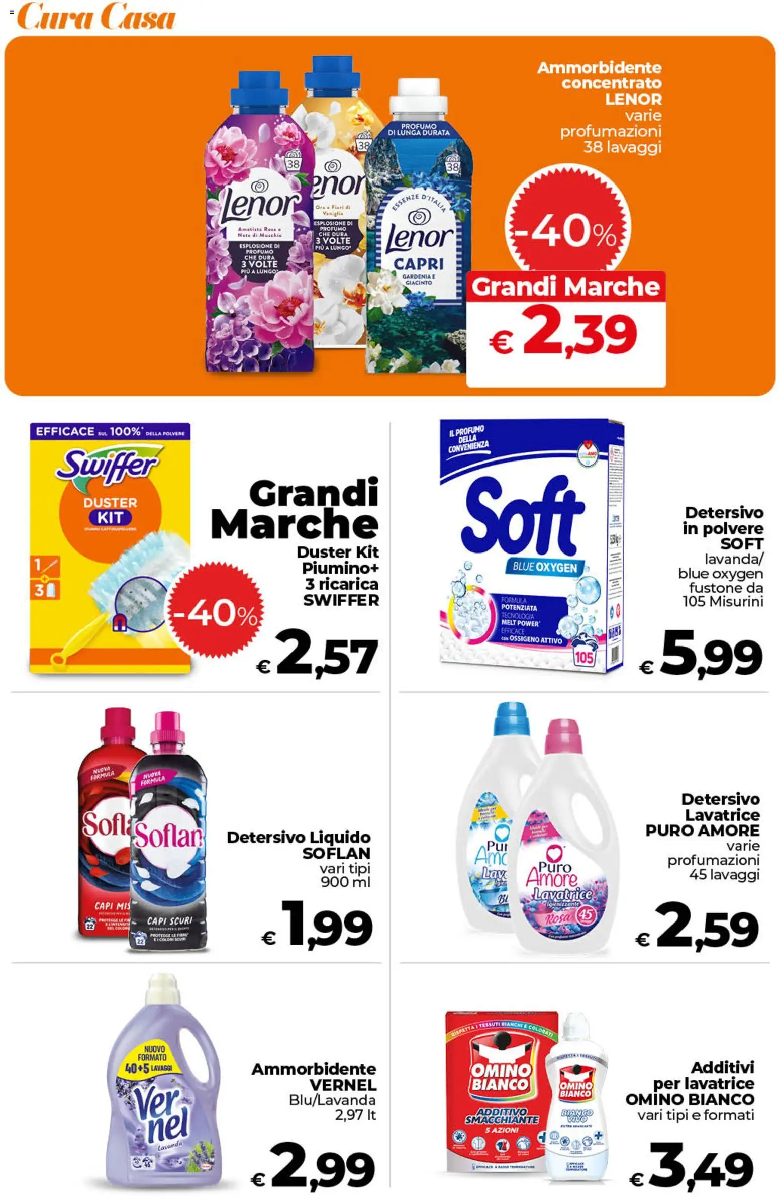 Volantino Ipercoop del 11/09/2026 | Pagina: 53 | Prodotti: Vaniglia, Detersivo in polvere, Ammorbidente, Lavatrice