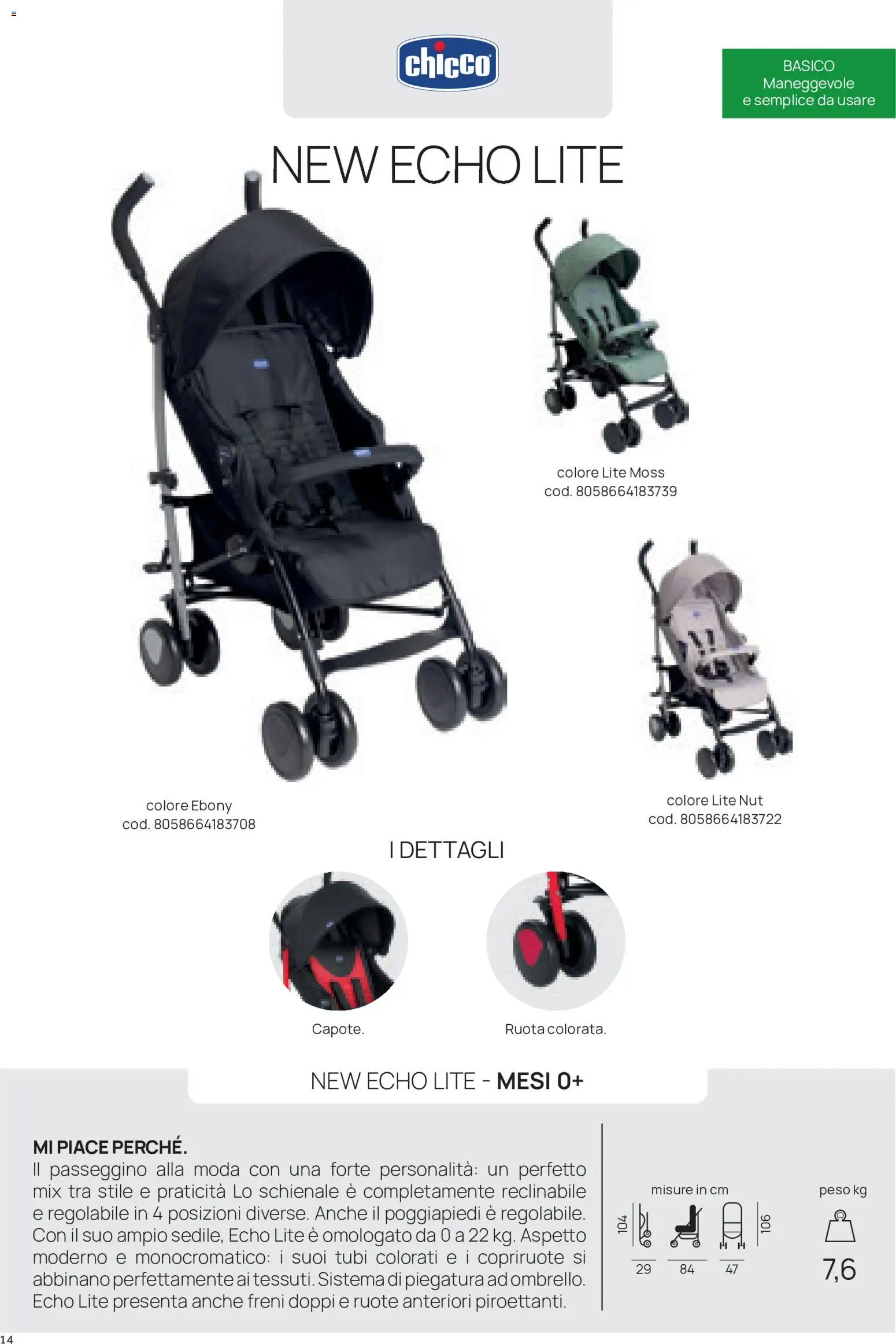 Volantino Prenatal del 16/09/2026 | Pagina: 14 | Prodotti: Poggiapiedi, Passeggino, Tubi