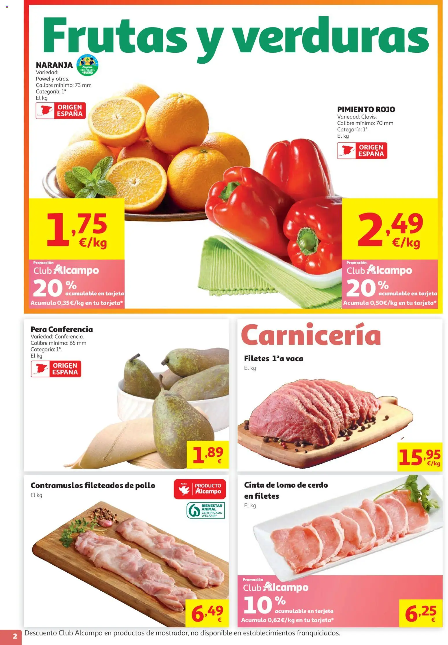 Alcampo Supermercado MAD │ válido desde el 05.05.2026 | Página: 2 | Productos: Cerdo, Κάδος απορρυμάτων
