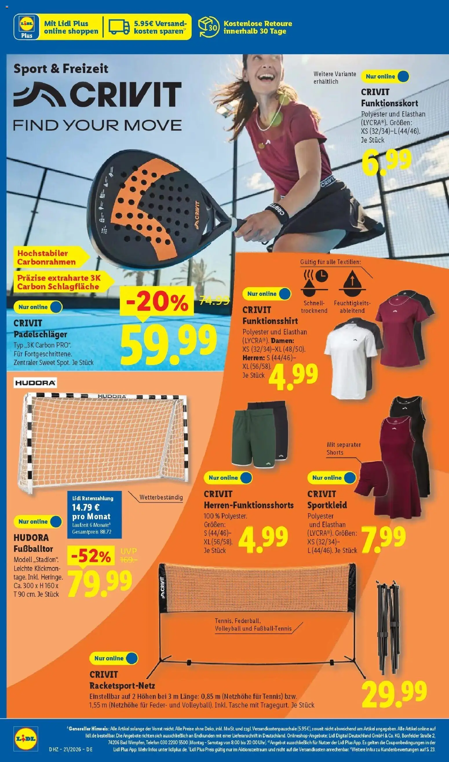 Lidl Prospekt Weikersheim – gültig ab 17.05.2026 | Seite: 46 | Produkte: Tasche, Bad, Volleyball, Telefon