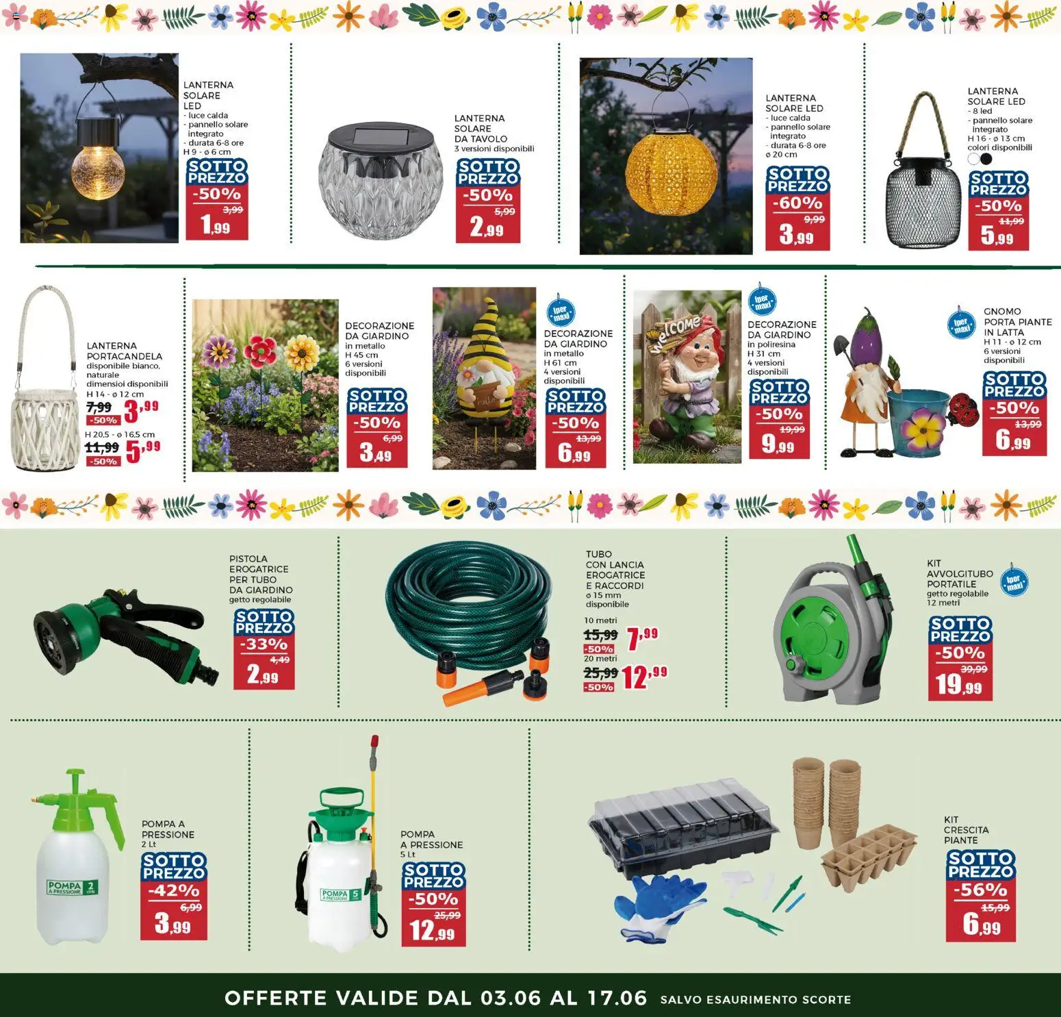Volantino Happy Casa del 03.06.2026 | Pagina: 11 | Prodotti: Lanterna, Tubo, Tavolo