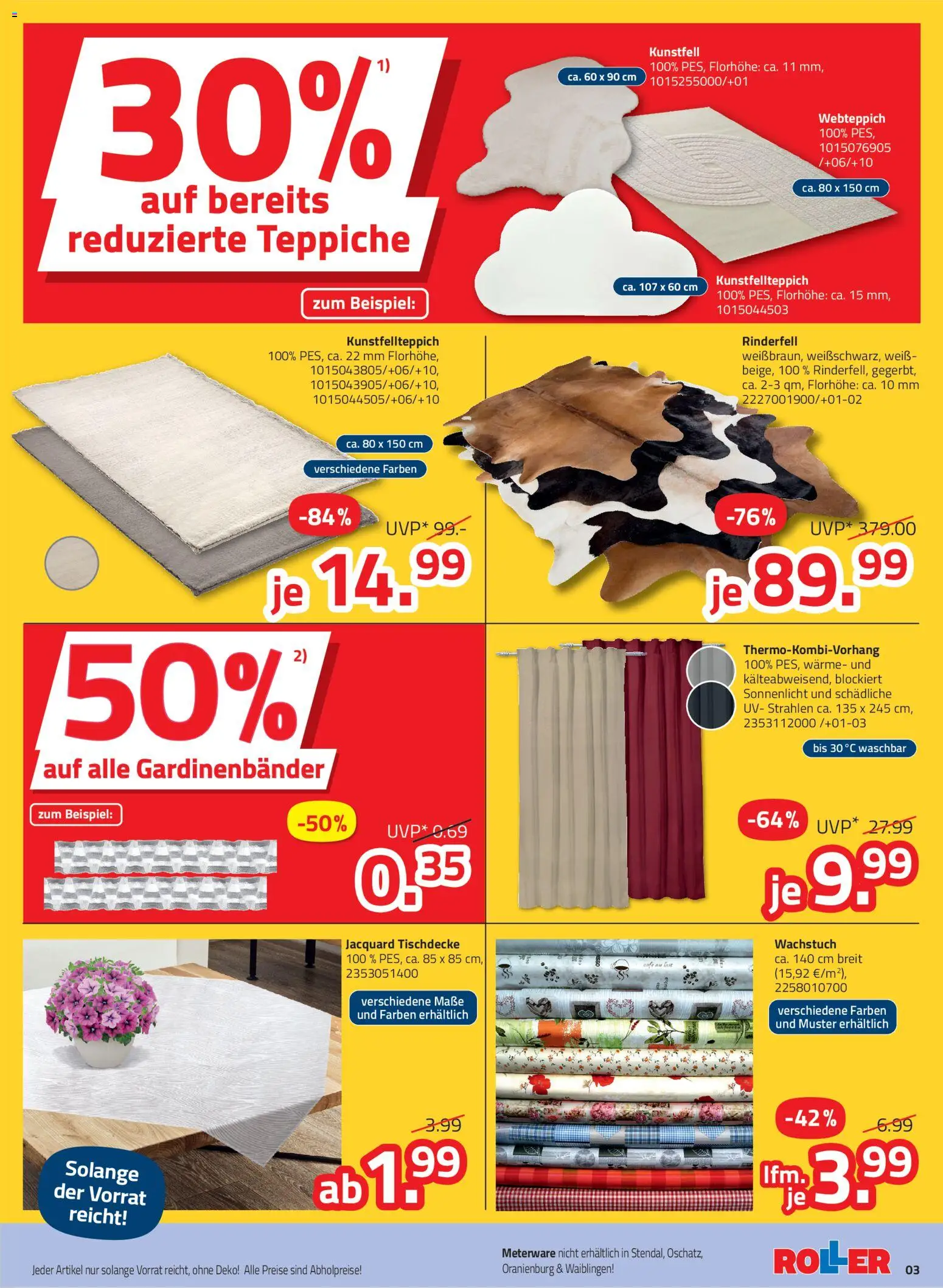 Roller Wohnaccessoires & Haushaltswaren – gültig ab 28.06.2026 | Seite: 3