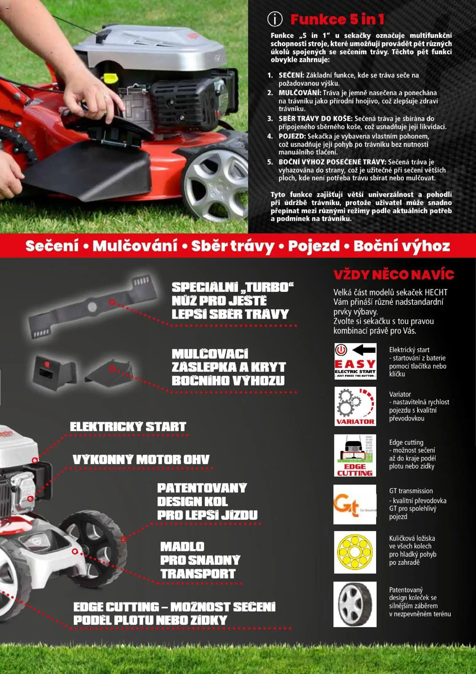 Hecht katalog - Léto - podzim 2026 od 21.08.2026 | Strana: 5 | Produkty: Madlo, Sekačka, Sekáček, Baterie
