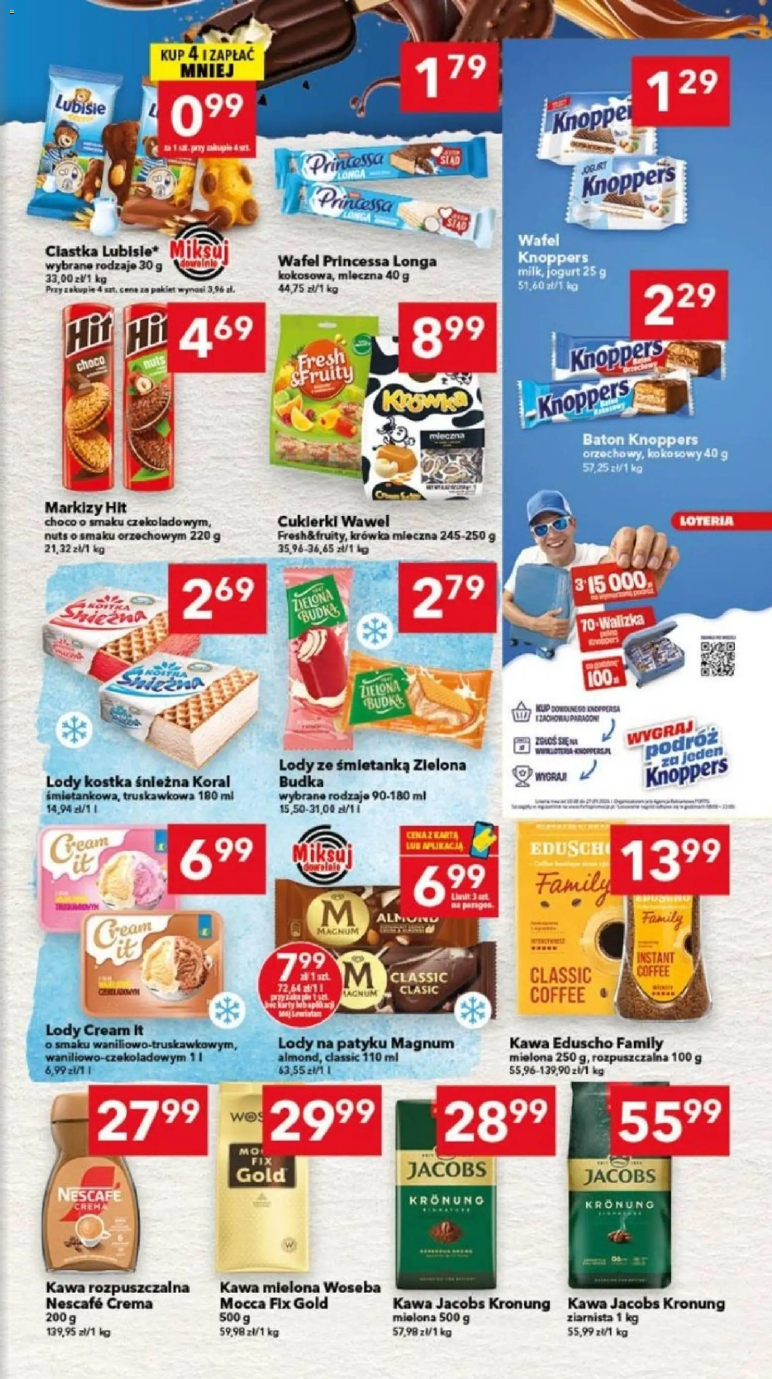 Lewiatan gazetka - Bydgoszcz od 13.08.2026 | Strona: 5 | Produkty: Walizka, Krowka, Baton, Kawa mielona