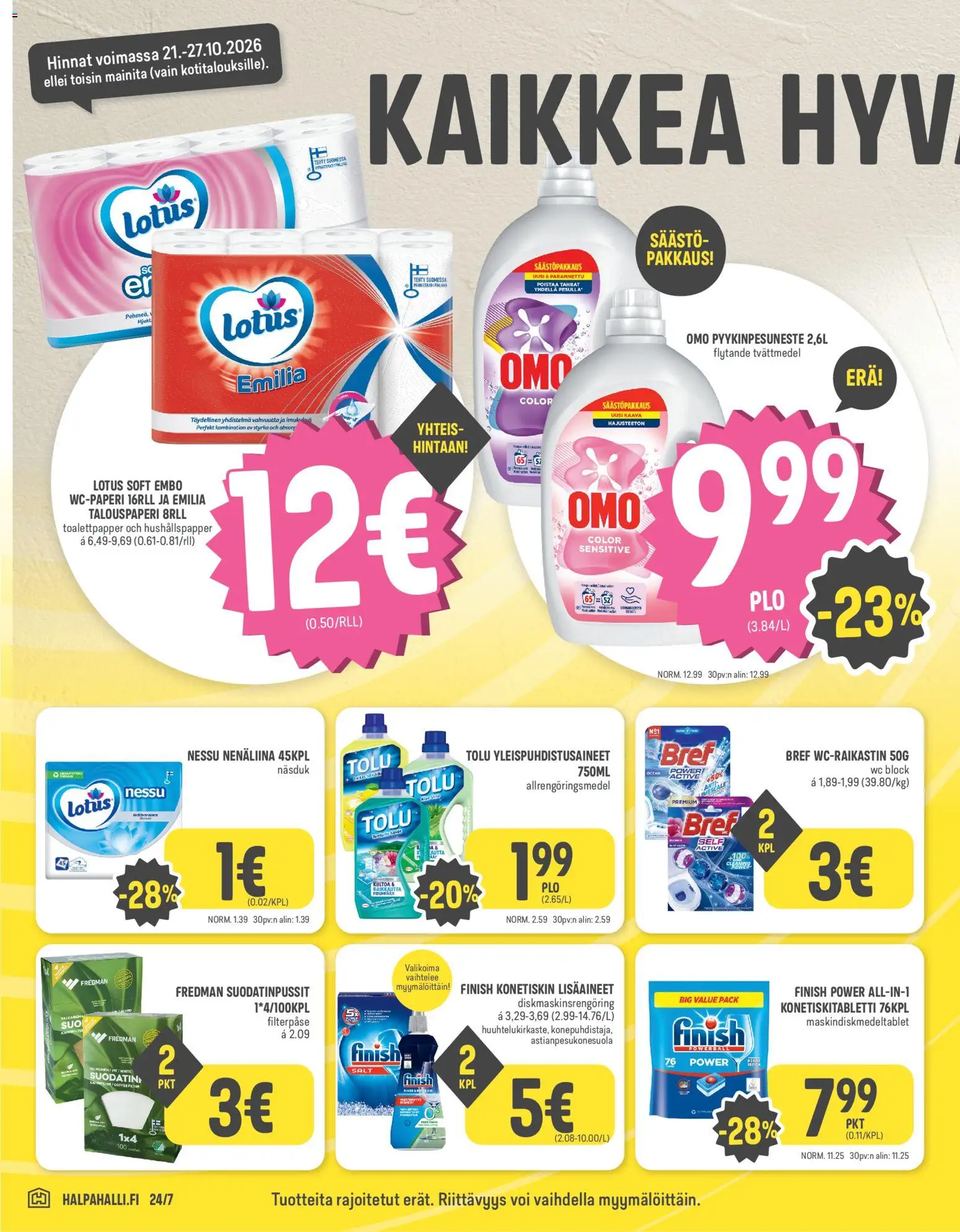 Halpa Halli tarjoukset – voimassa 21/10/2026 alkaen | Sivu: 6