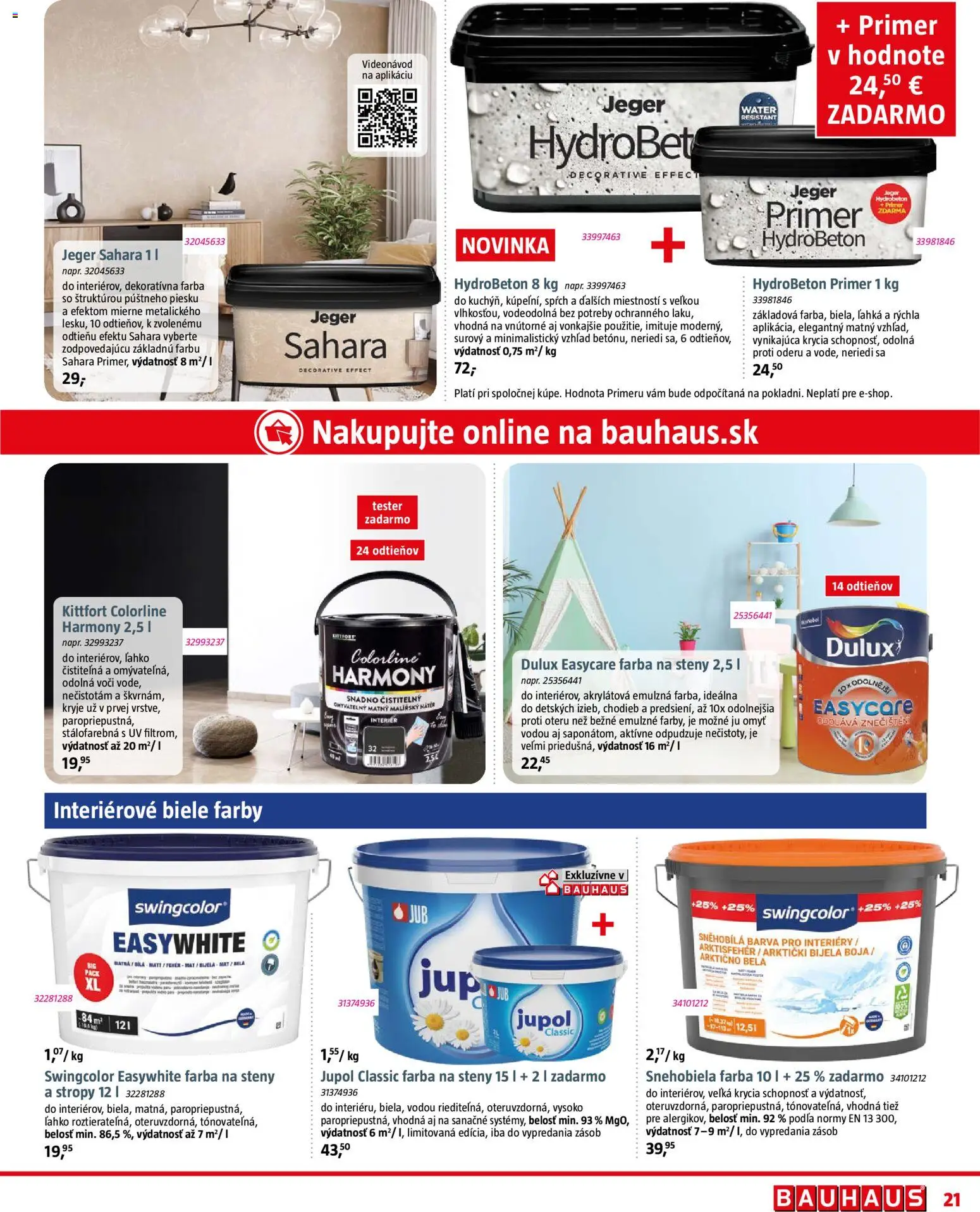 Nové Bauhaus akcie – leták je platný od 07.09.2026 | Strana: 21