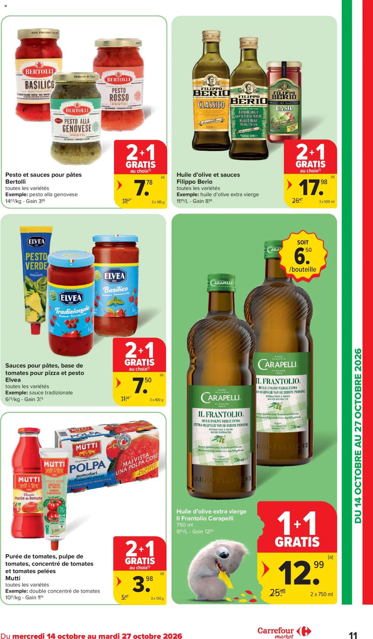 {H1} | Pagina: 11 | Producten: Pizza, Tomaten, La, Pesto