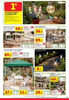 Vista previa Alcampo HP Unico válido desde el 21.04.2026 | Página: 25 | Productos: Bombilla, Sillón, Mesa, Silla