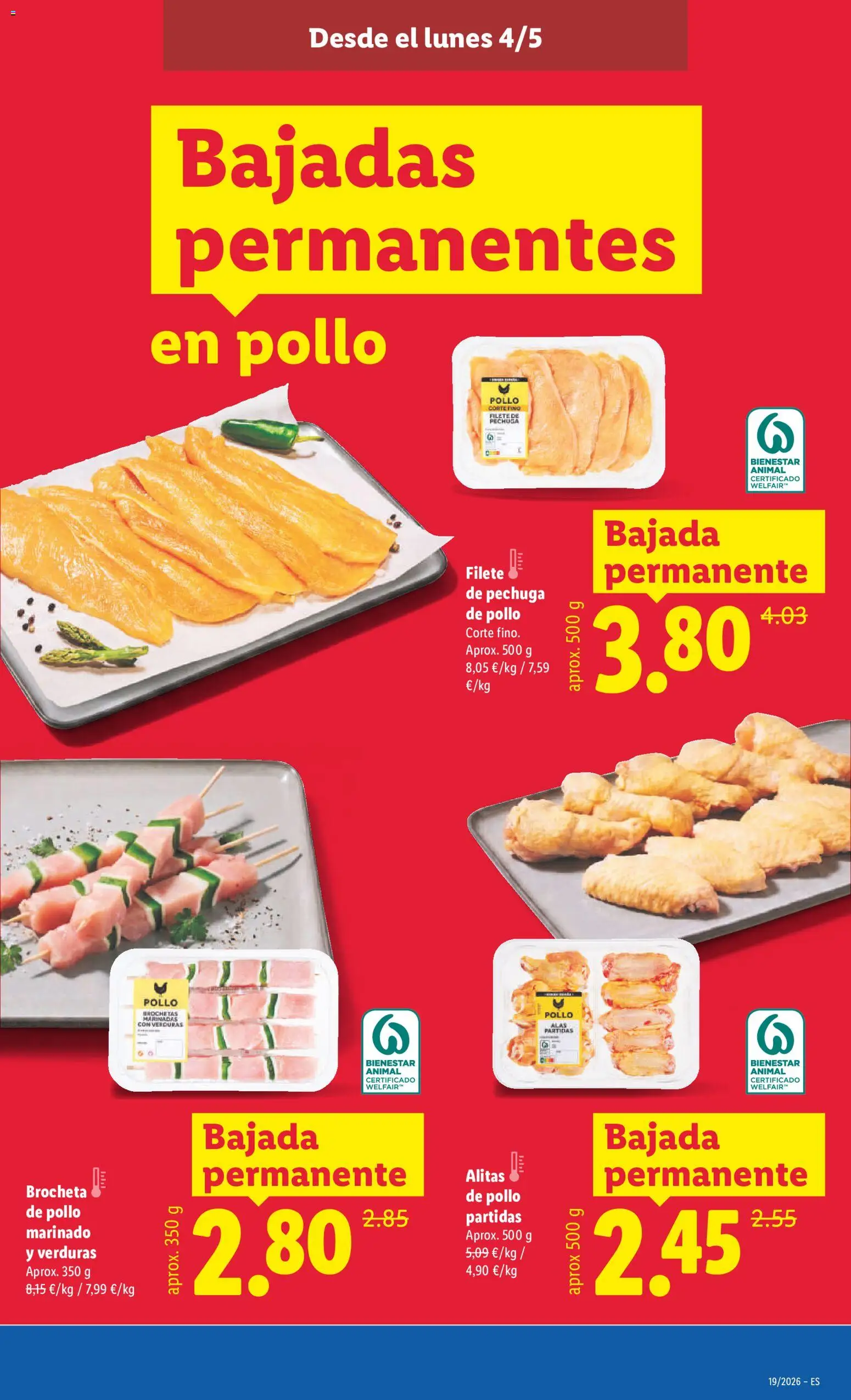 Lidl Bajadas Nacional │ válido desde el 04.05.2026 | Página: 3 | Productos: Filete