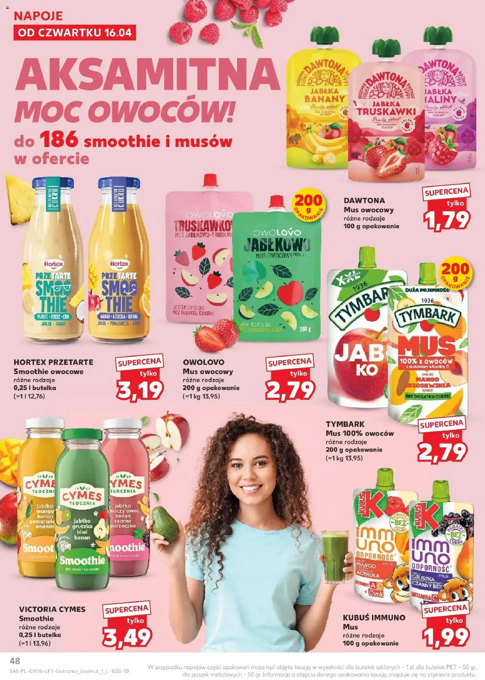 Kaufland gazetka od 16.04.2026 | Strona: 48 | Produkty: Mango, Porzeczka, Truskawki, Kiwi