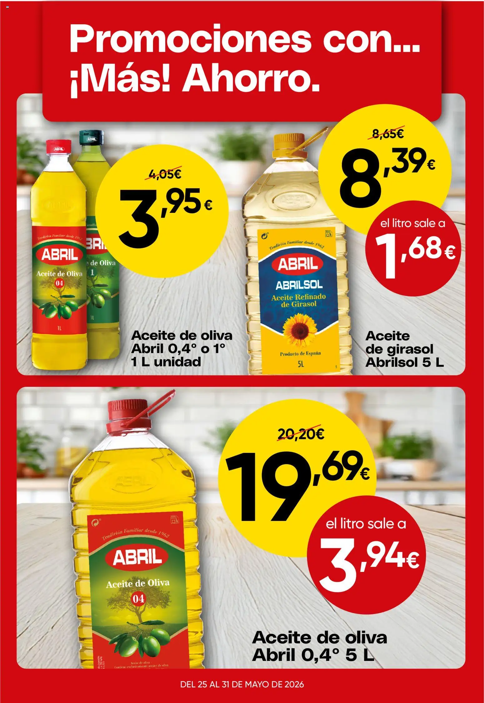 Froiz Oferta semanal │ válido desde el 25.05.2026 | Página: 4 | Productos: Aceite, Aceite de oliva