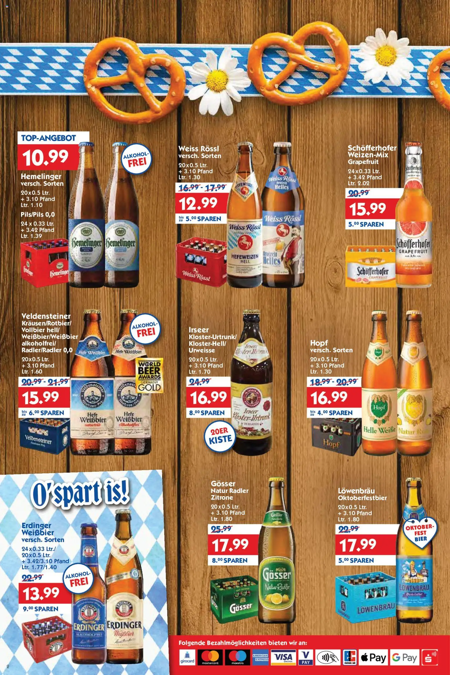 HOL’AB! Prospekt – gültig ab 31.08.2026 | Seite: 2 | Produkte: Erdinger, Bier, Zitrone, Radio