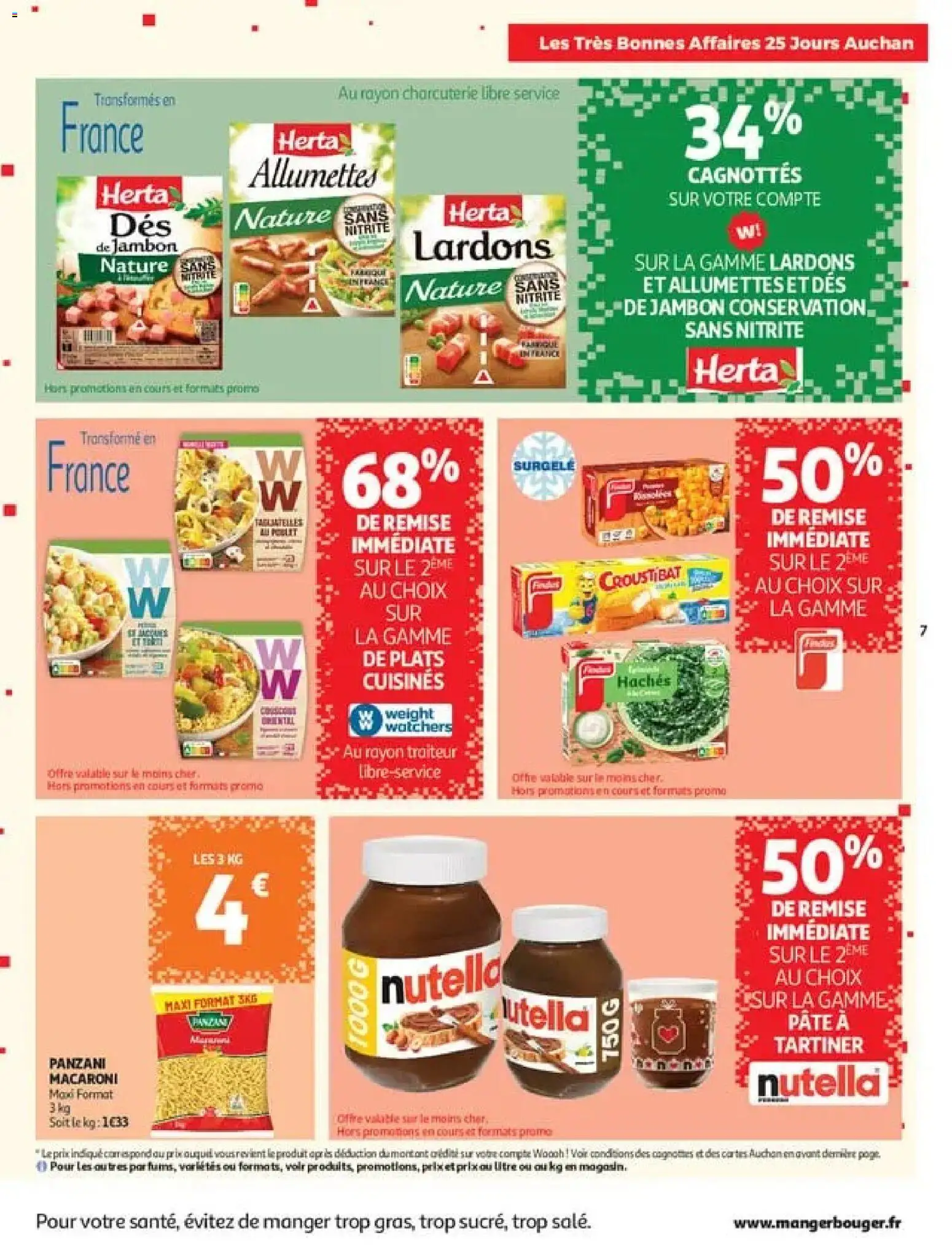 {H1} | Page: 7 | Produits: Dés de jambon, Charcuterie, Lardons, Pâte à tartiner