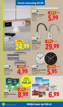 Lidl folder week 32 - Voorbeeld van een folder van Lidl, geldig van 03-08-2026 | Pagina: 33 | Producten: Radio, Verlichting, Batterijen