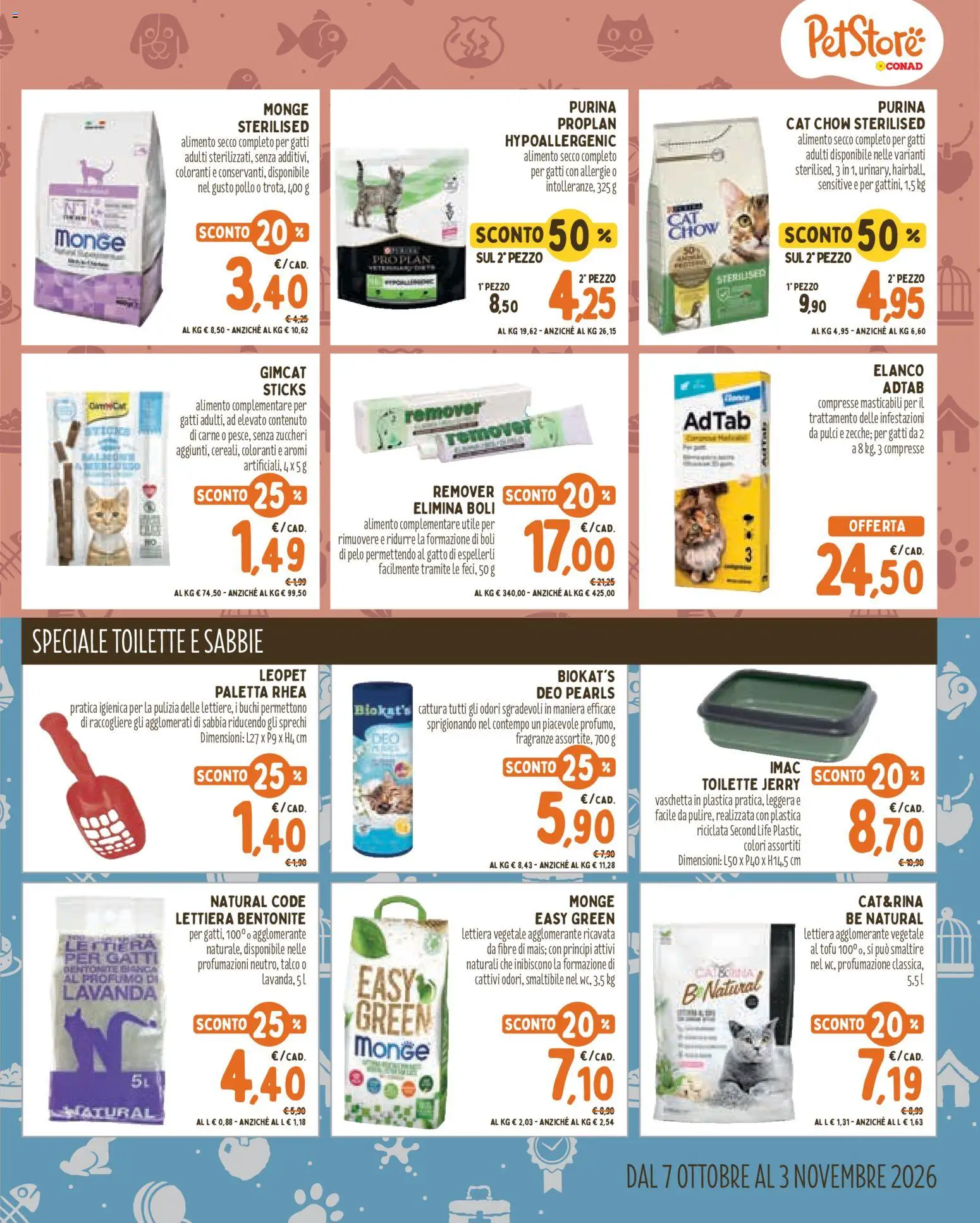 Volantino Conad del 07/10/2026 | Pagina: 5 | Prodotti: Paletta, Carne, Lavanda, Profumo